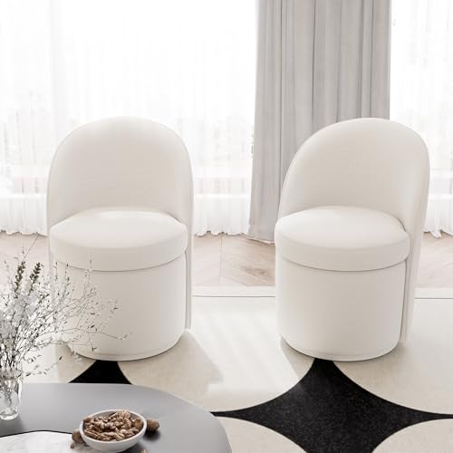 YOUTASTE Swivel Vanity Benches Set of 4
