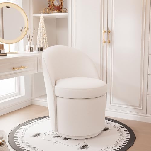 YOUTASTE Swivel Vanity Benches Set of 4
