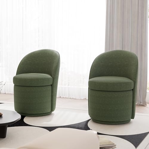 YOUTASTE Swivel Vanity Benches Set of 4