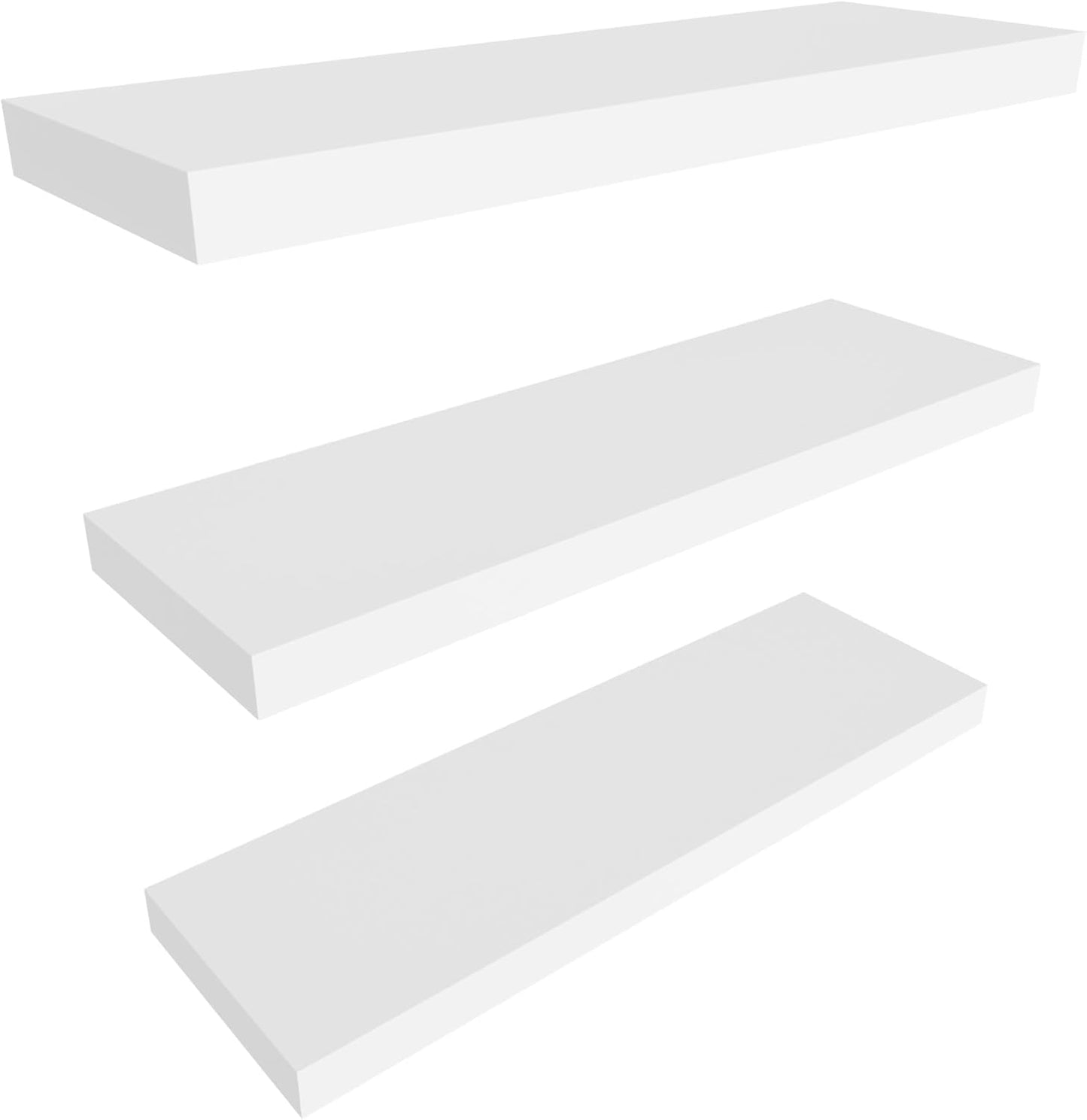 Colima 36" Brown Floating Shelves, 3-Pack