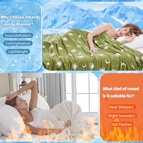 inhand Cooling Blanket – Queen, Dark Grey-Sky