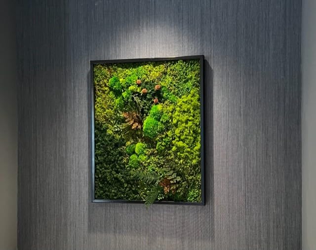 Unique Moss Wall Art 48"x24"