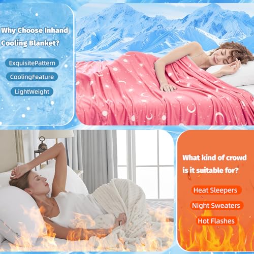 inhand Cooling Blanket – Queen, Dark Grey-Sky