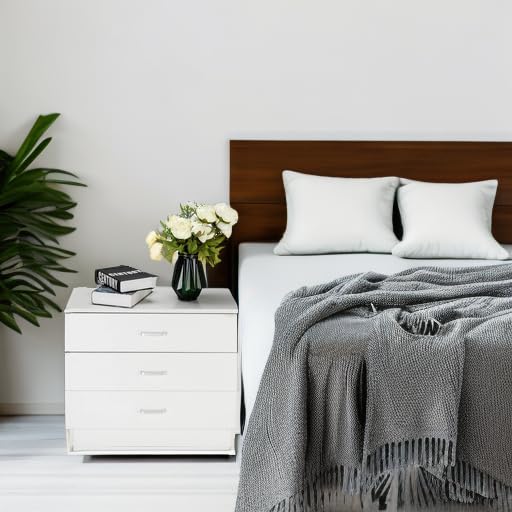 Karl Home White 3-Drawer Dresser/Nightstand