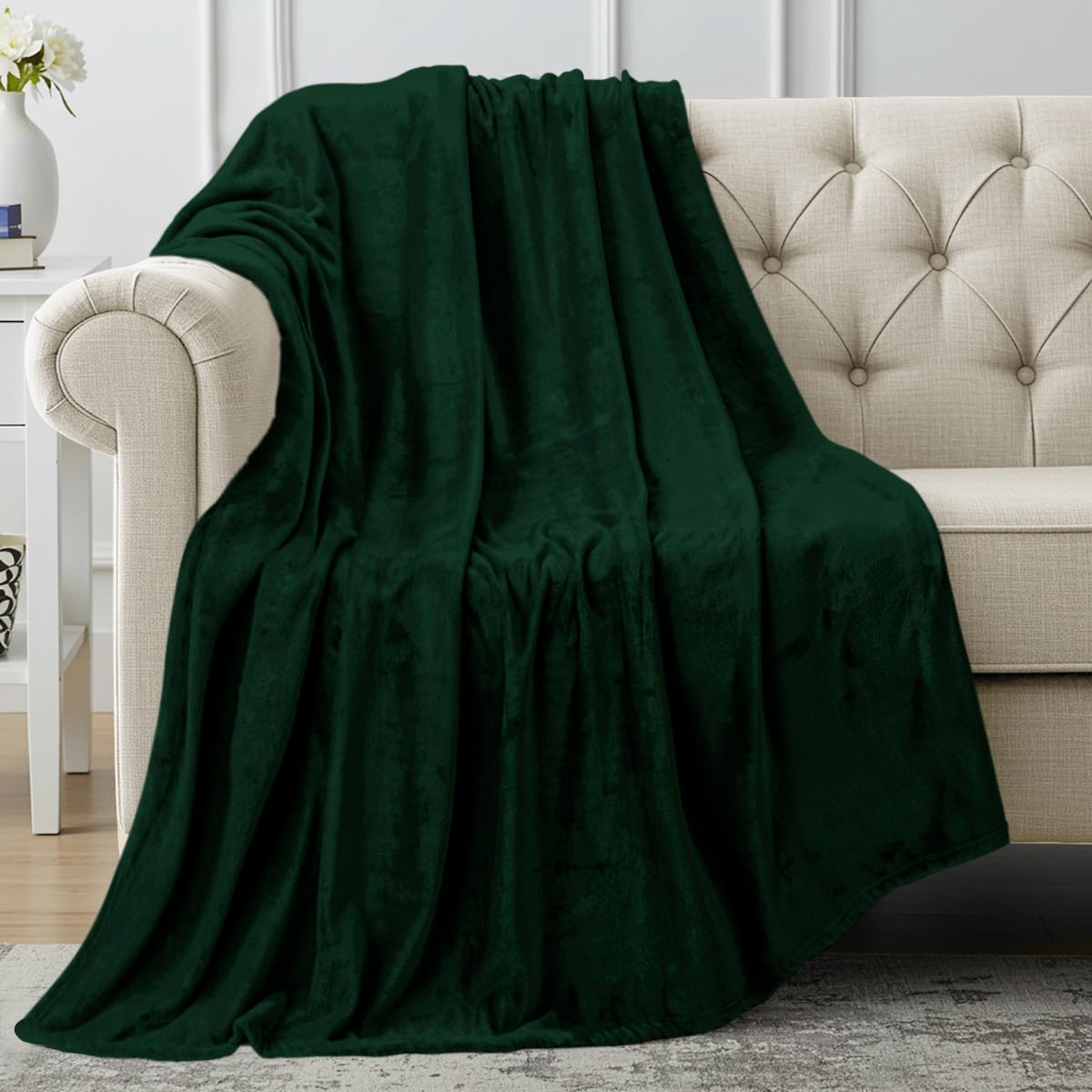 Utopia Bedding Grey Fleece Blanket
