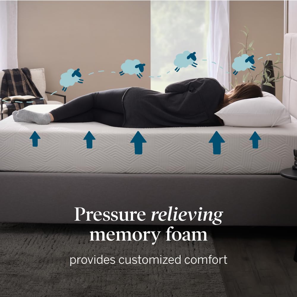 LUCID 12" Twin Memory Foam Mattress