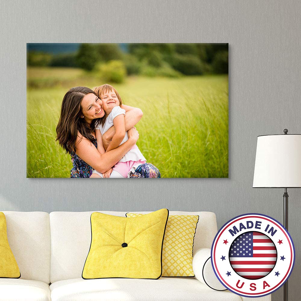 wall26 Personalized Photo Canvas Print 16"x24"