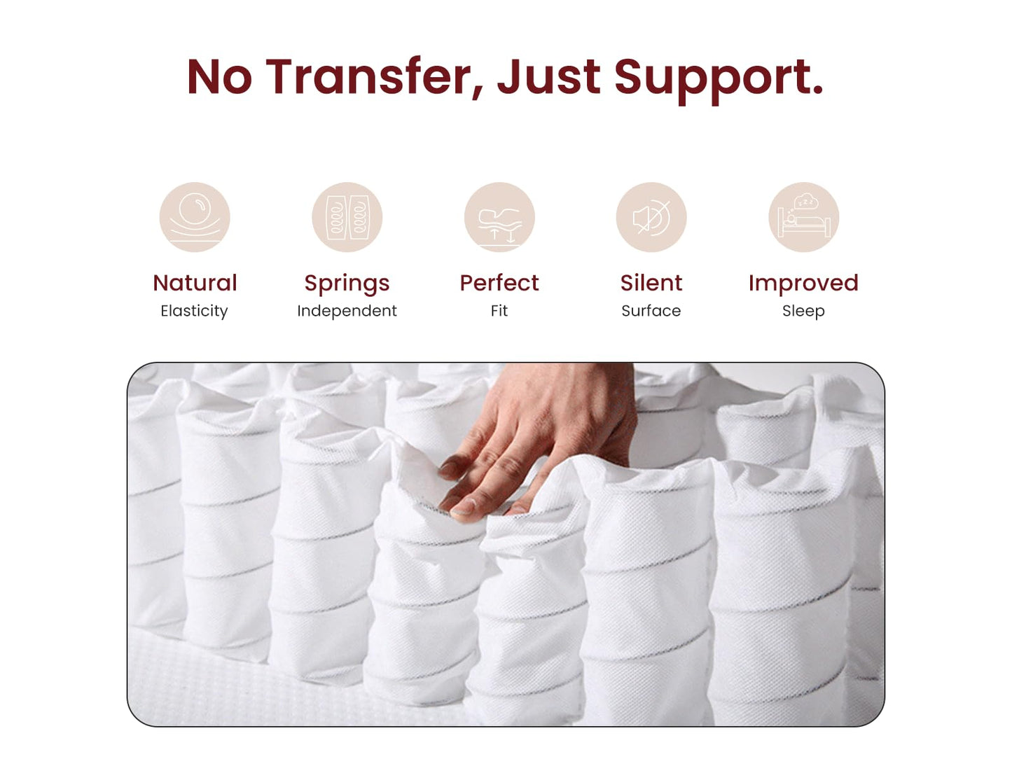 Twin 12" Gel Memory Foam Hybrid Mattress