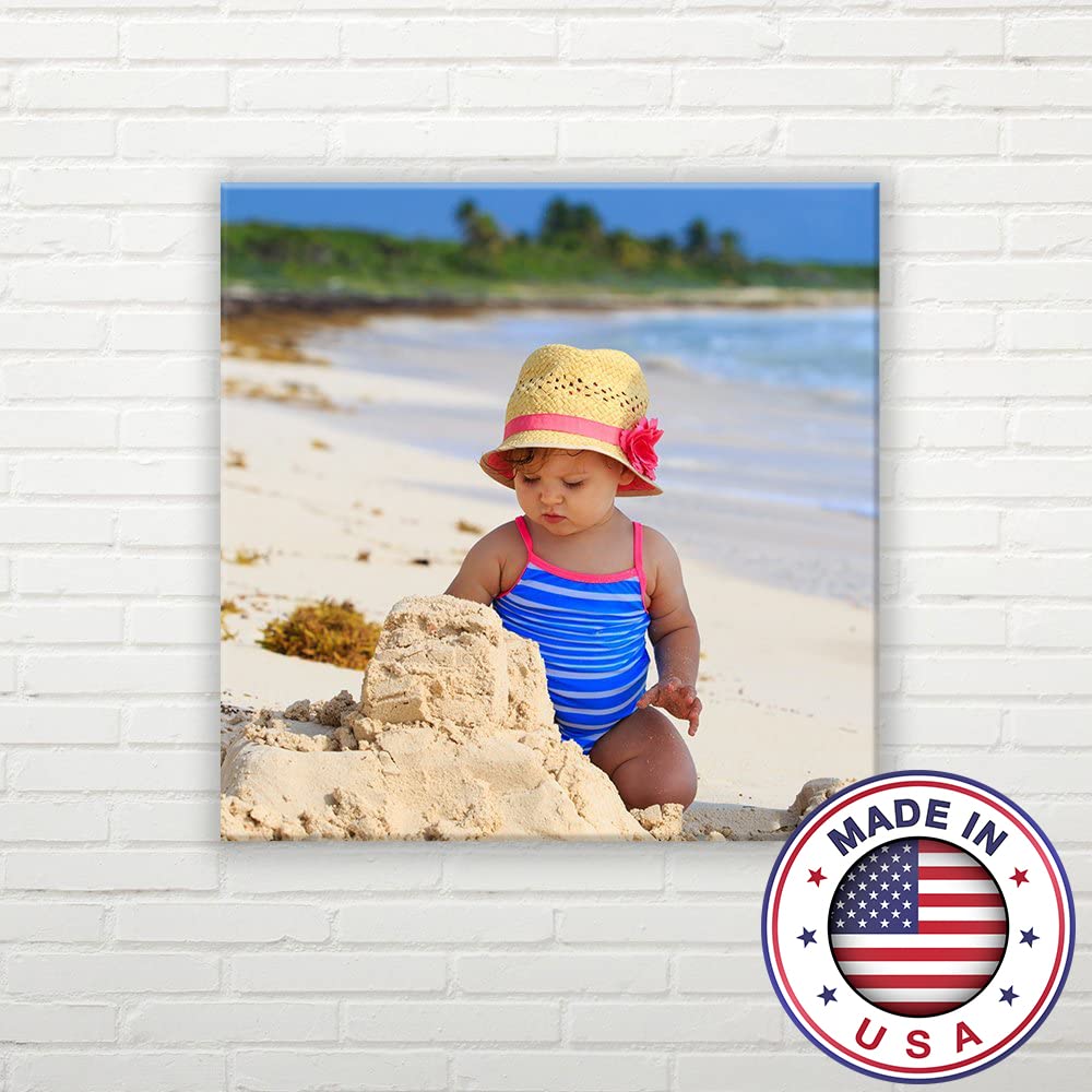 wall26 Personalized Photo Canvas Print 16"x24"