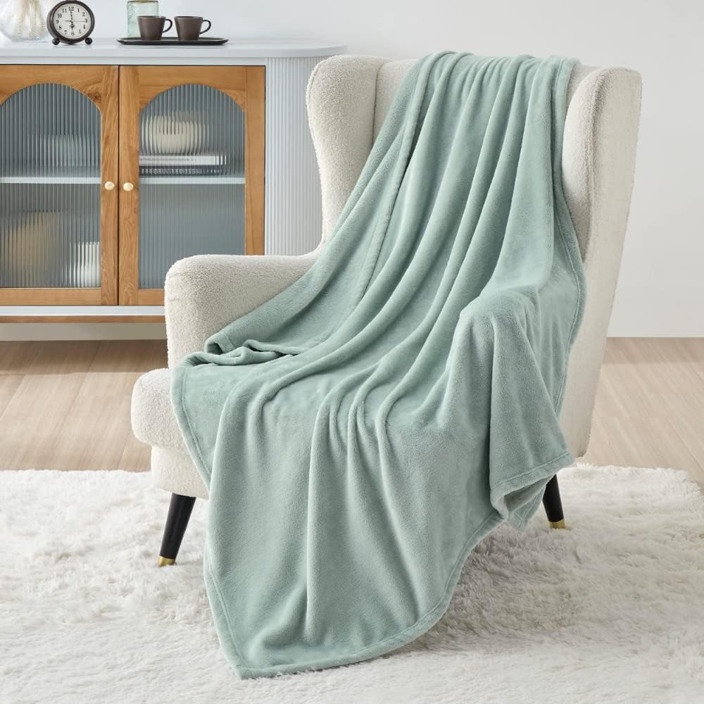 Bedsure GentleSoft Fleece Blanket – King, Grey