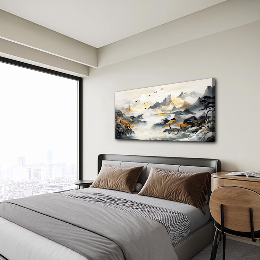 Lapremoly Black & White Tree Canvas Wall Art
