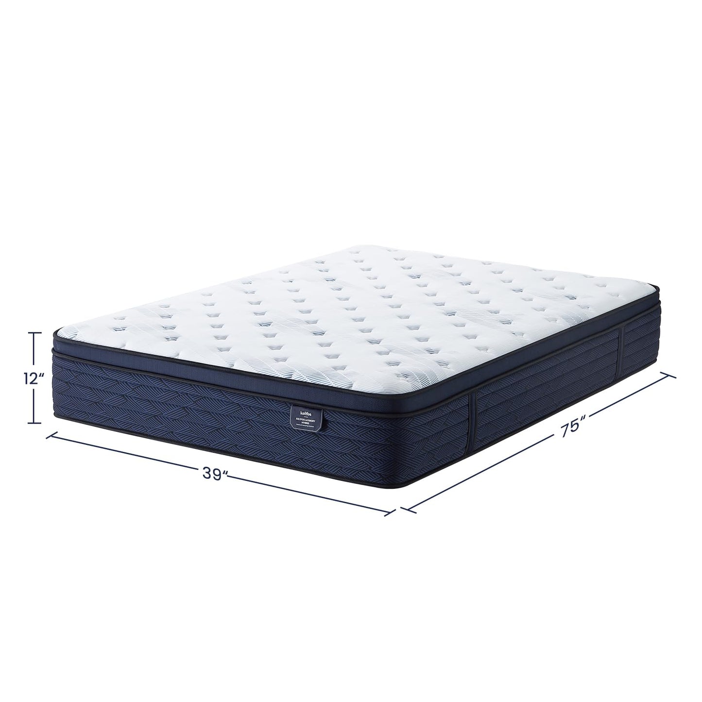 Twin 12" Gel Memory Foam Hybrid Mattress