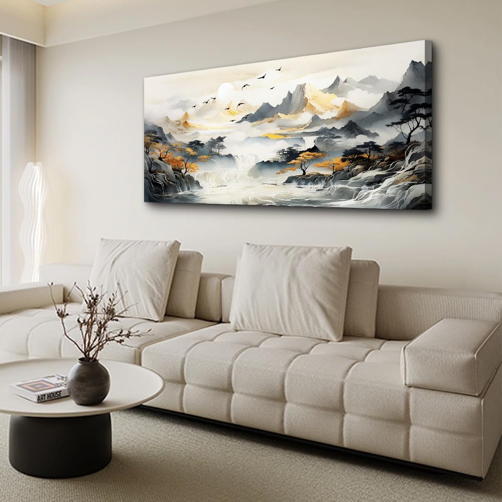 Lapremoly Black & White Tree Canvas Wall Art