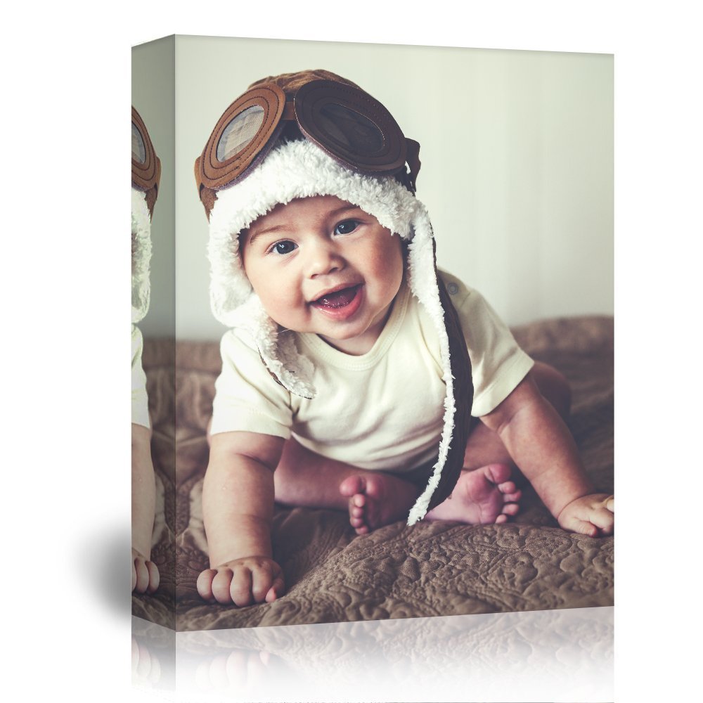 wall26 Personalized Photo Canvas Print 16"x24"