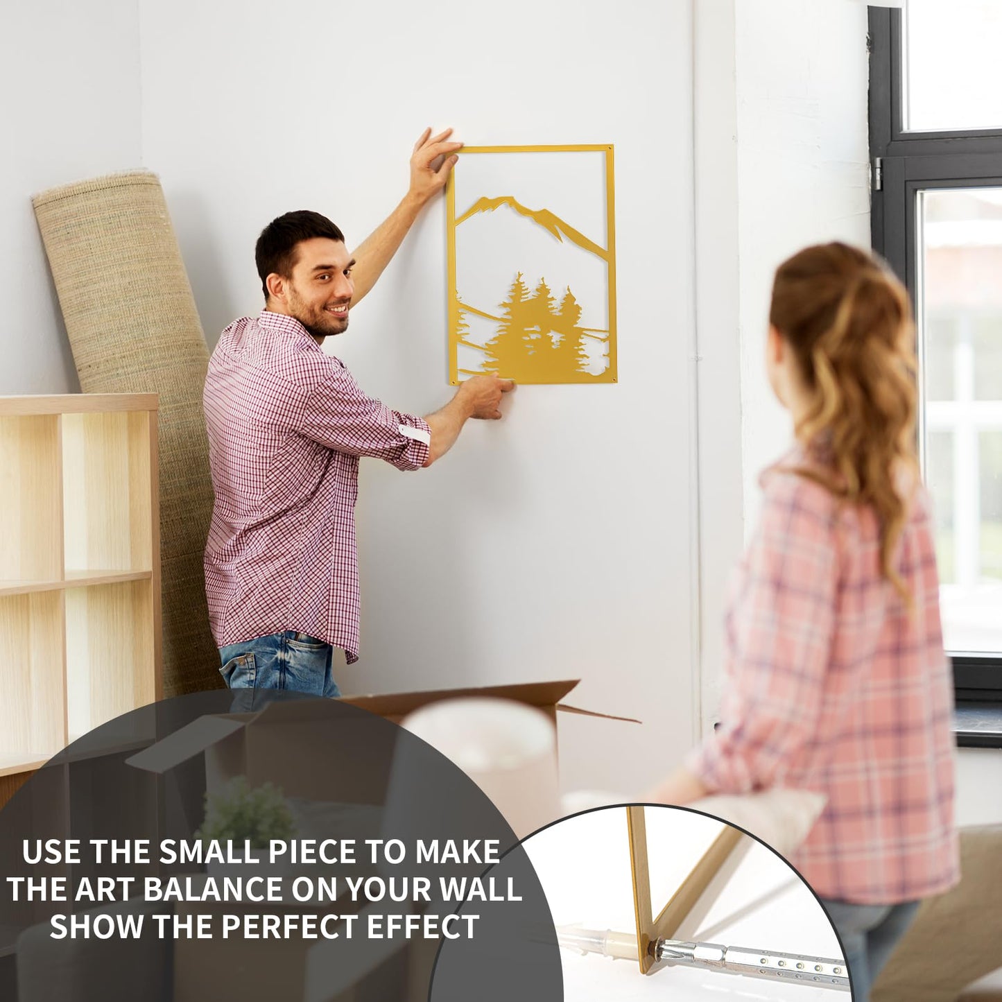 Art3d Metal Wall Art Set of 4