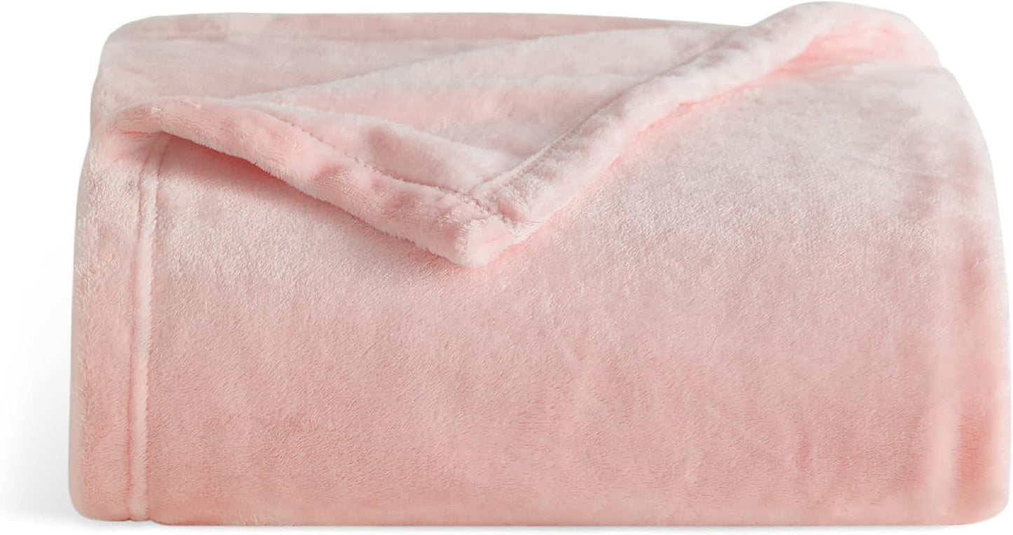 Bedsure GentleSoft Fleece Blanket – King, Grey