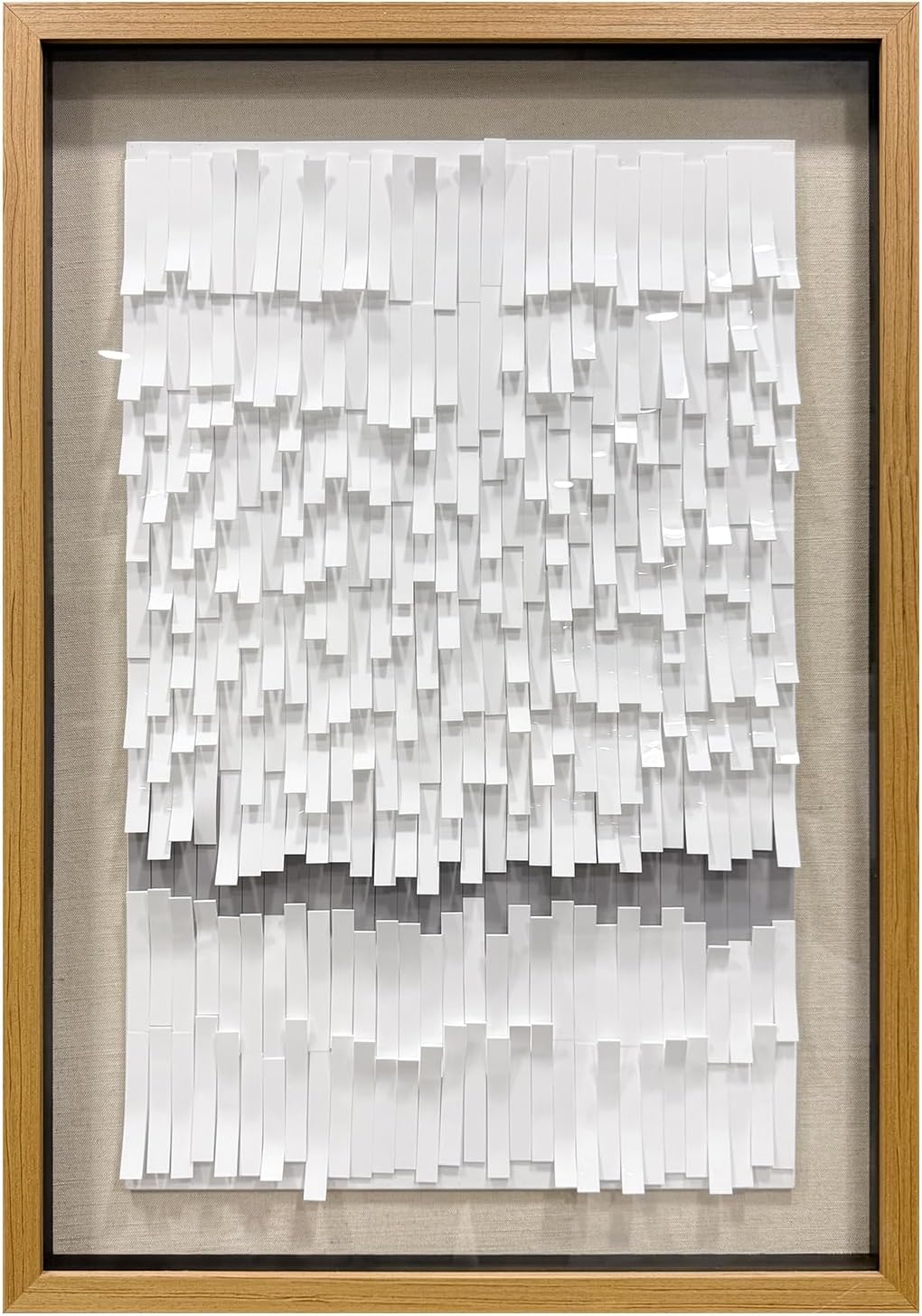BrightA Polymer Strip Collage Painting 39.4"x59"