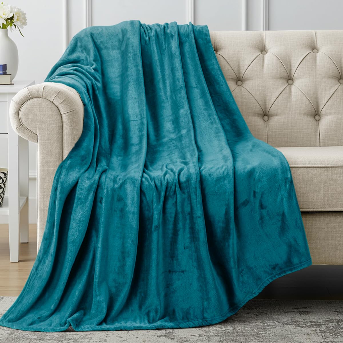 Utopia Bedding Grey Fleece Blanket