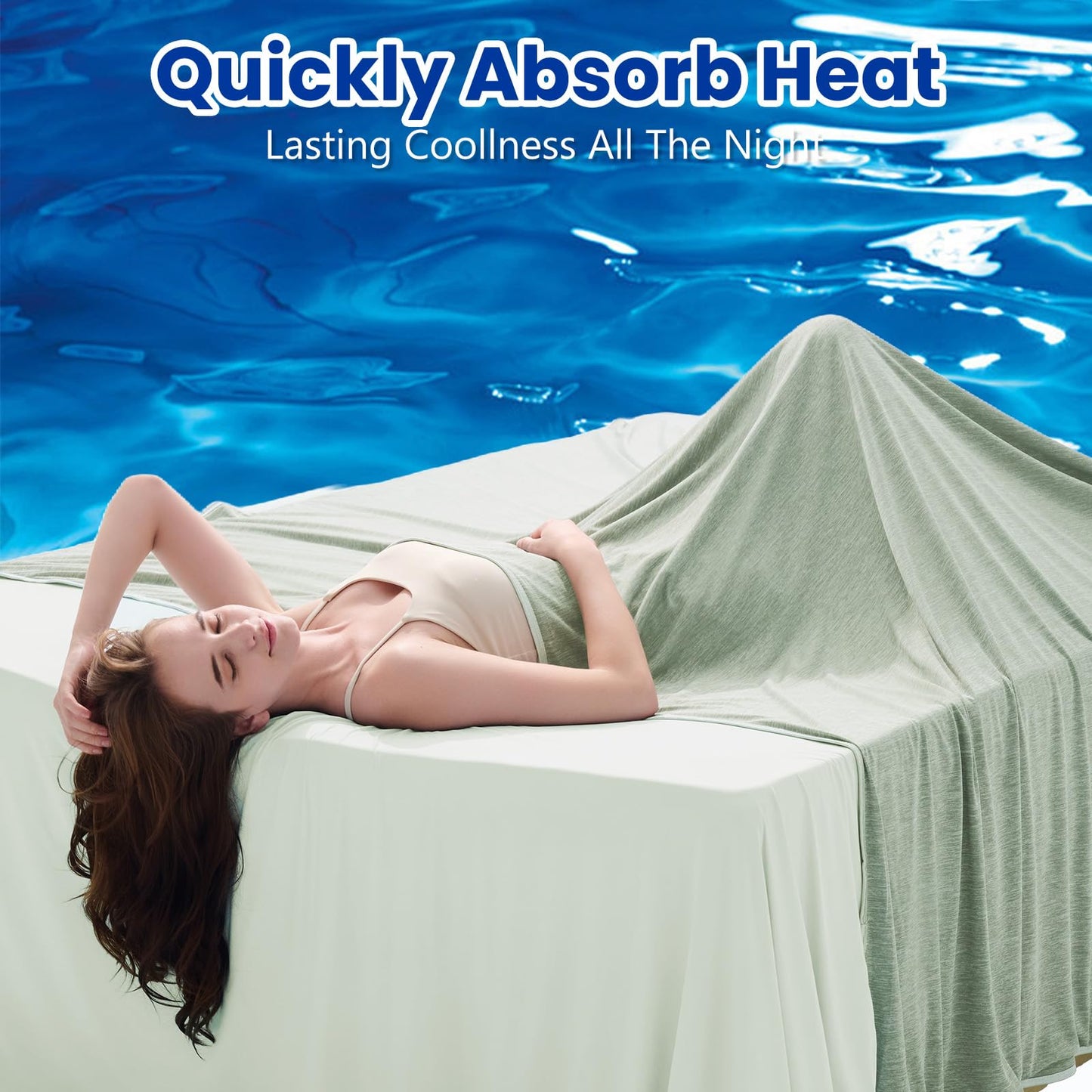 Topcee Cooling Blanket – Queen, 90"x90"