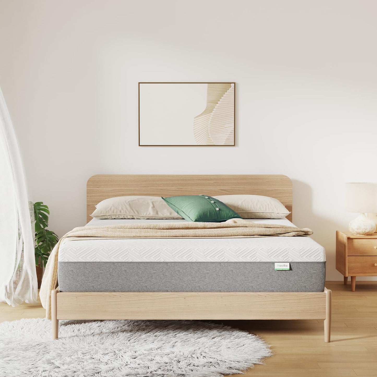 Novilla 12" Twin Gel Memory Foam Mattress