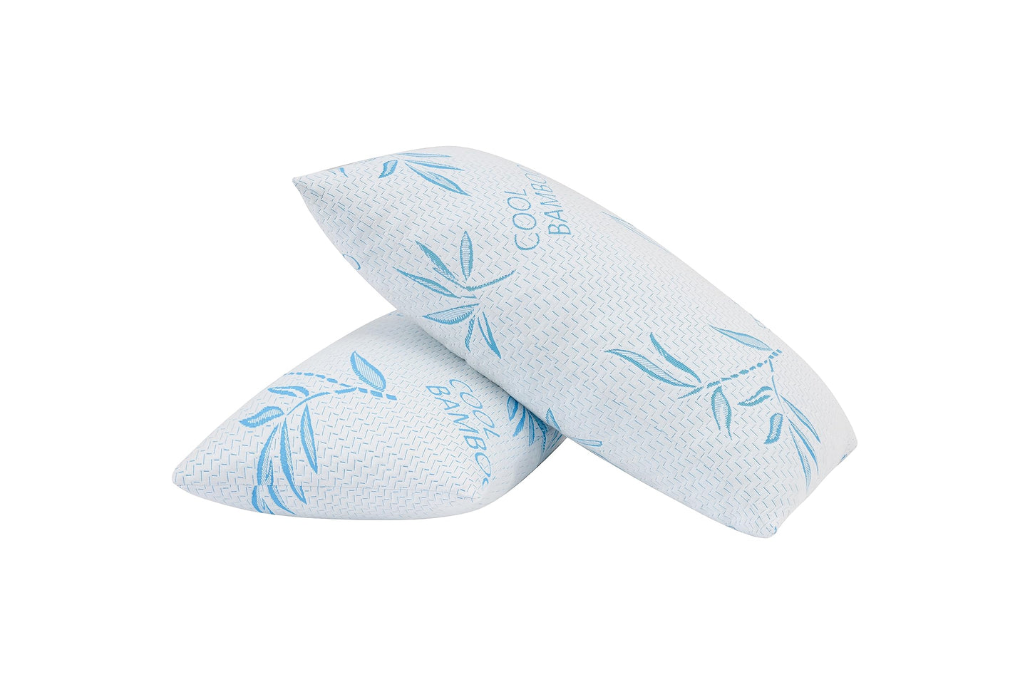 2-Pack King Bamboo Memory Foam Pillows