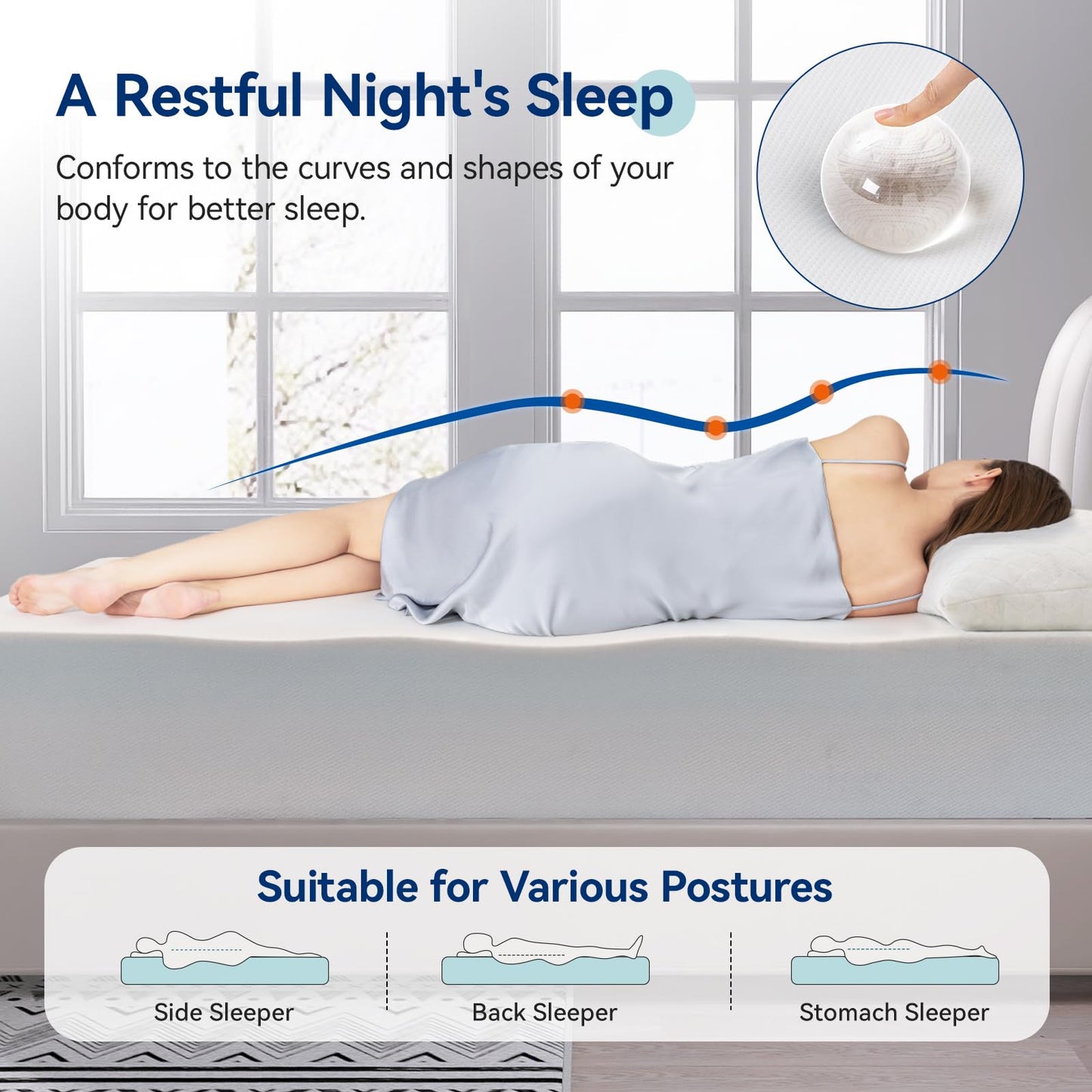 Amazon Basics 12" Twin Memory Foam Mattress