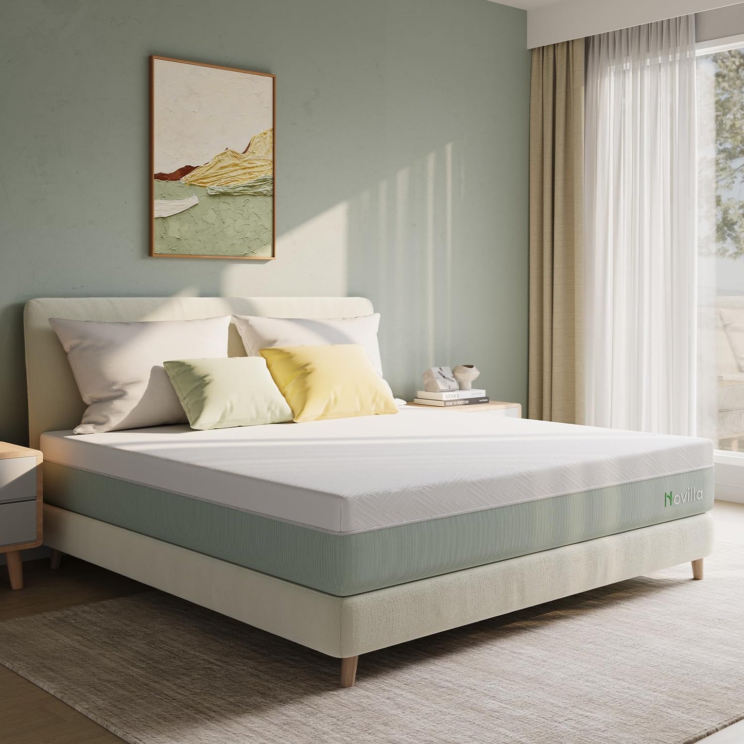 Novilla 12" Twin Gel Memory Foam Mattress