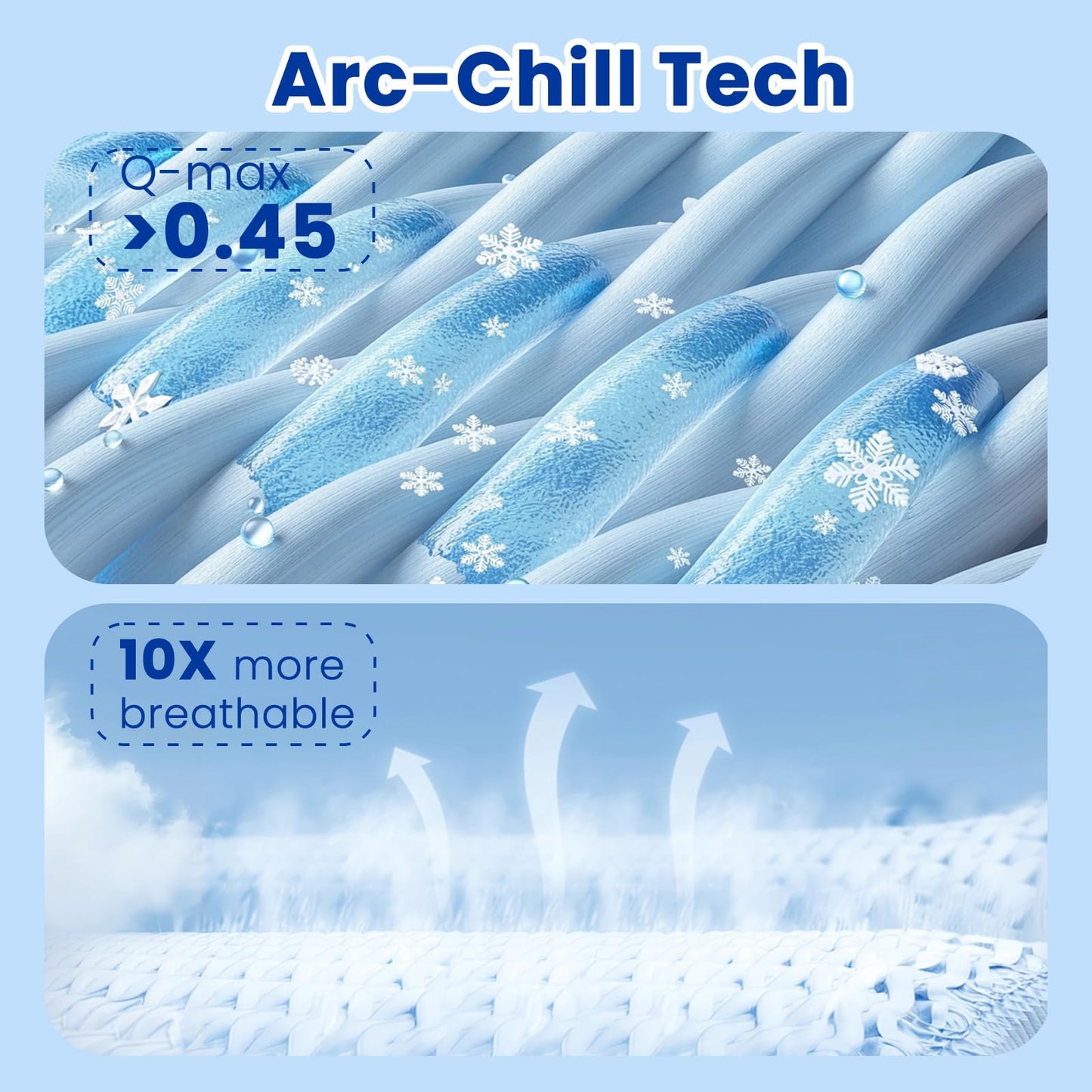 Topcee Cooling Blanket – Queen, 90"x90"
