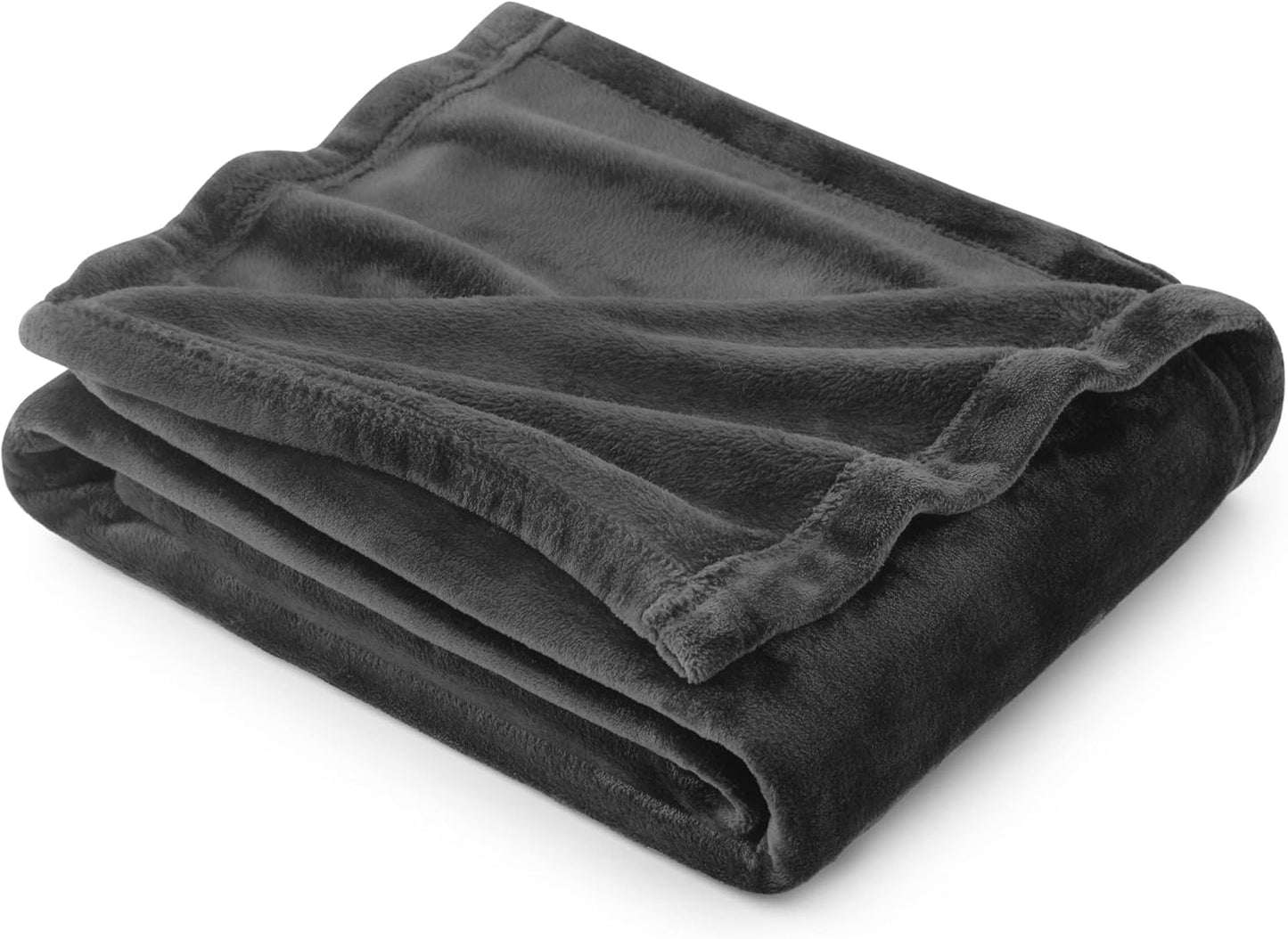 Bedsure GentleSoft Fleece Blanket – King, Grey