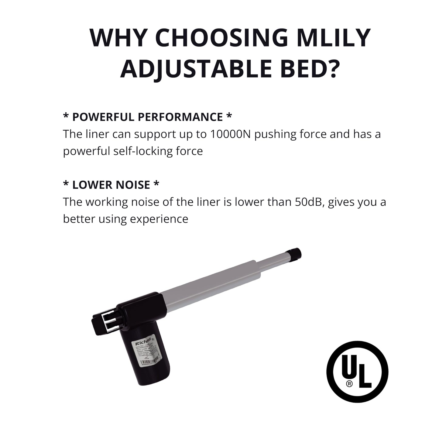 EGOHOME Split King Adjustable Bed