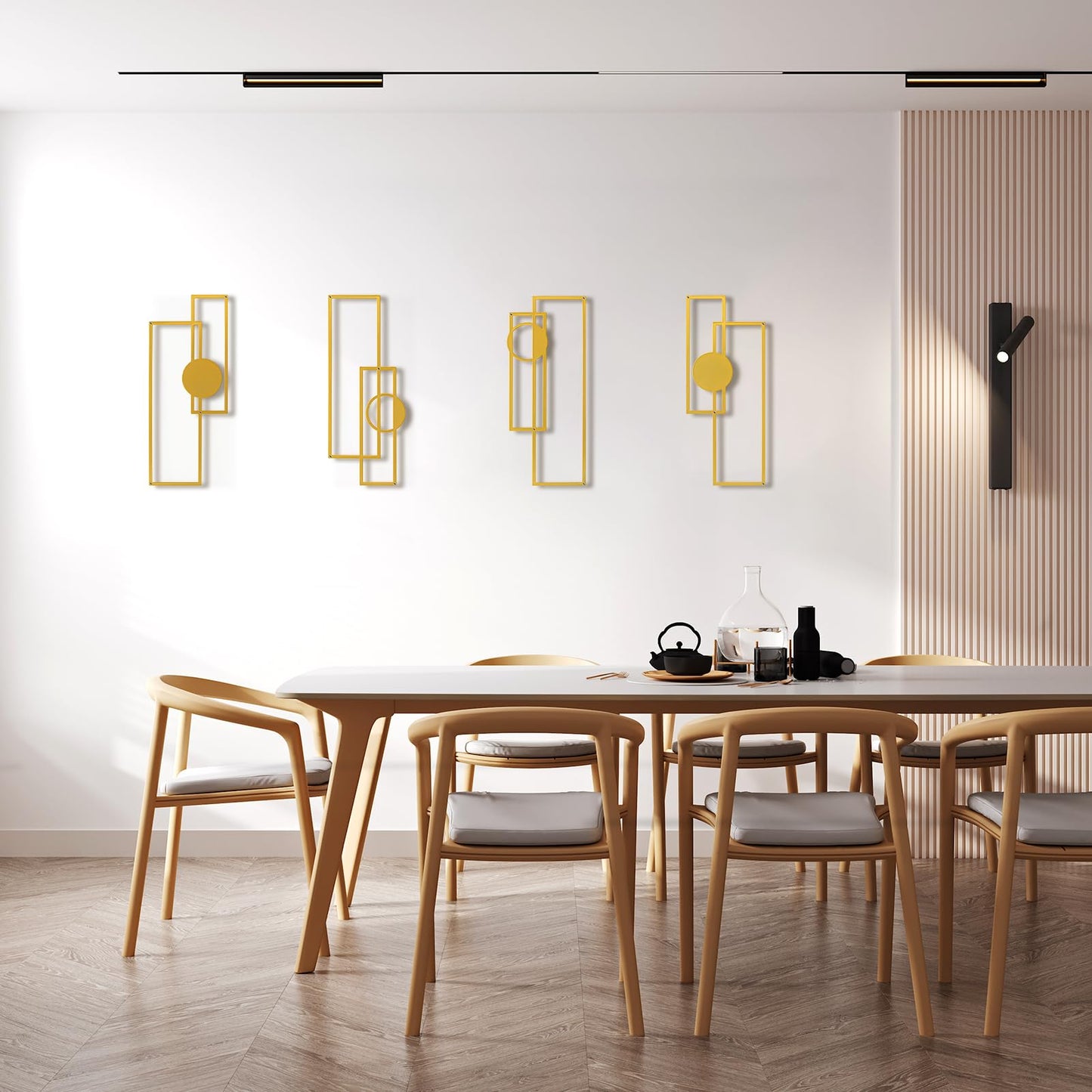 Art3d Metal Wall Art Set of 4