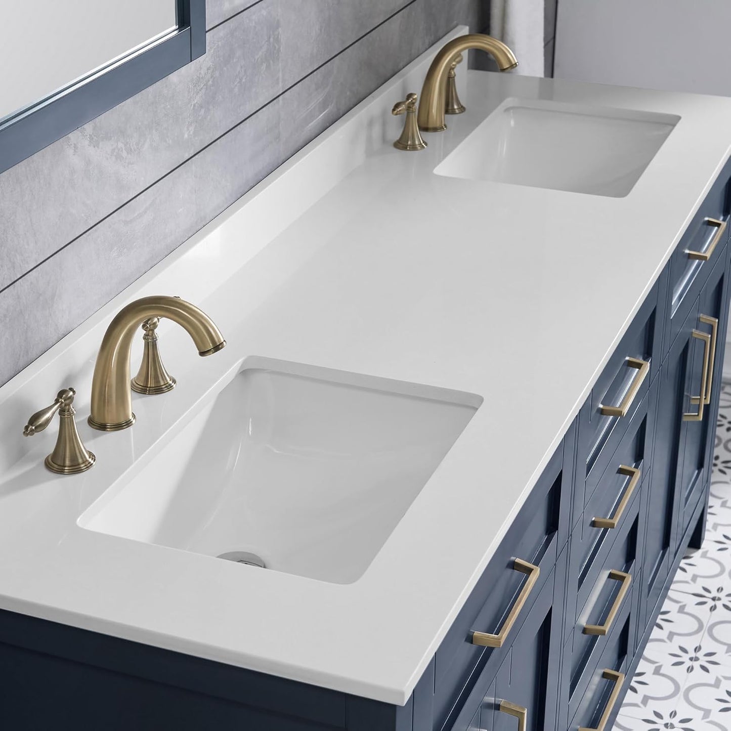 Tahoe 72" Double Vanity, Midnight Blue