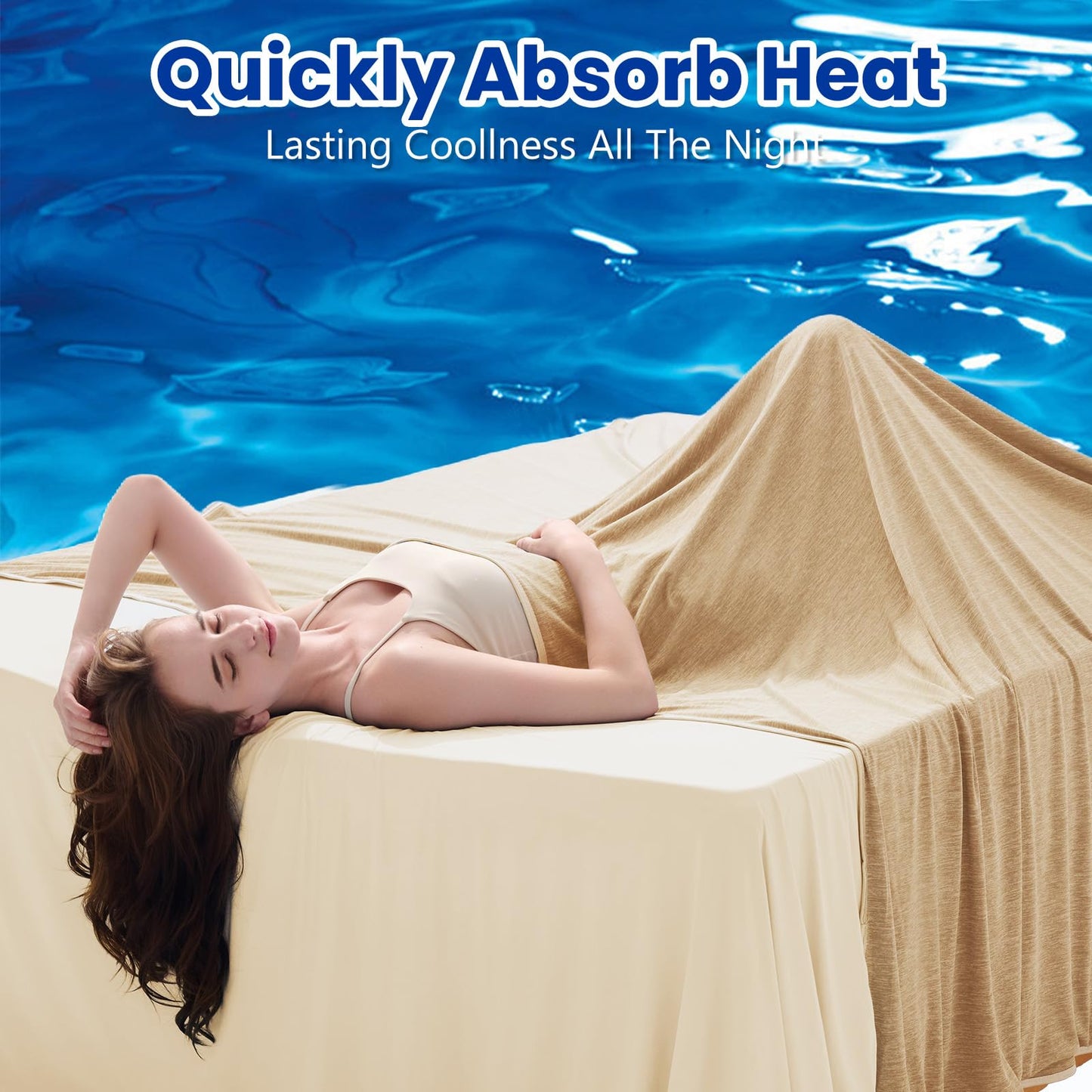 Topcee Cooling Blanket – Queen, 90"x90"