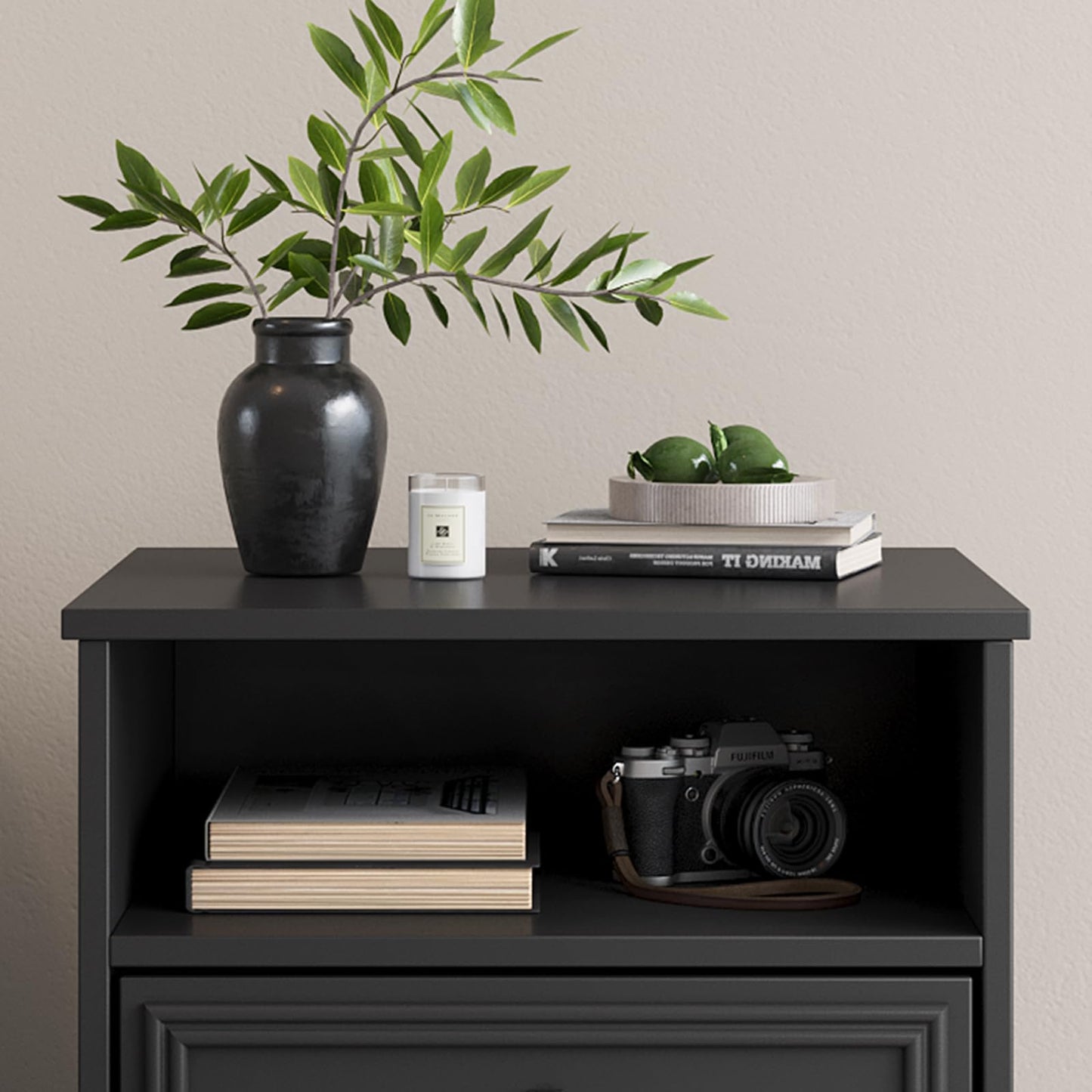 Nightstand Set of 2 – Gray