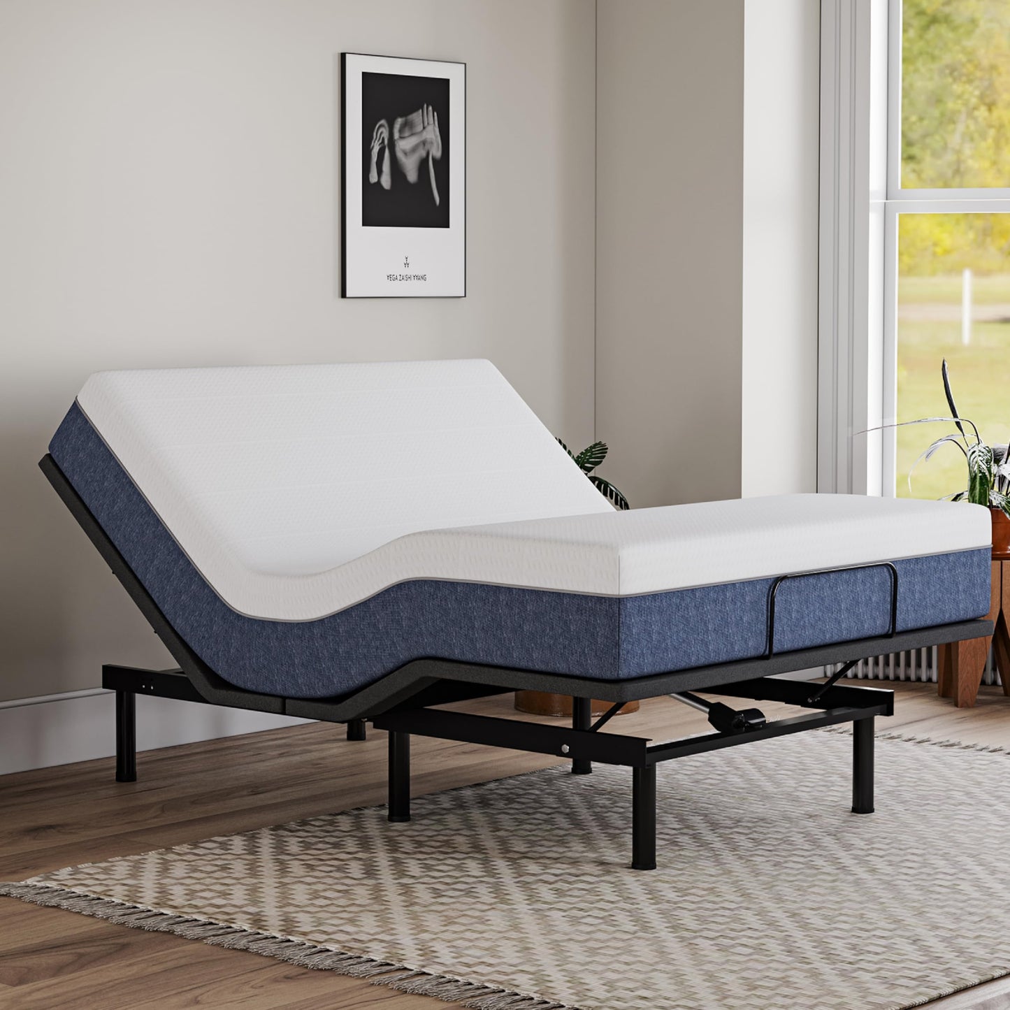 Split King Adjustable Bed with Mattress