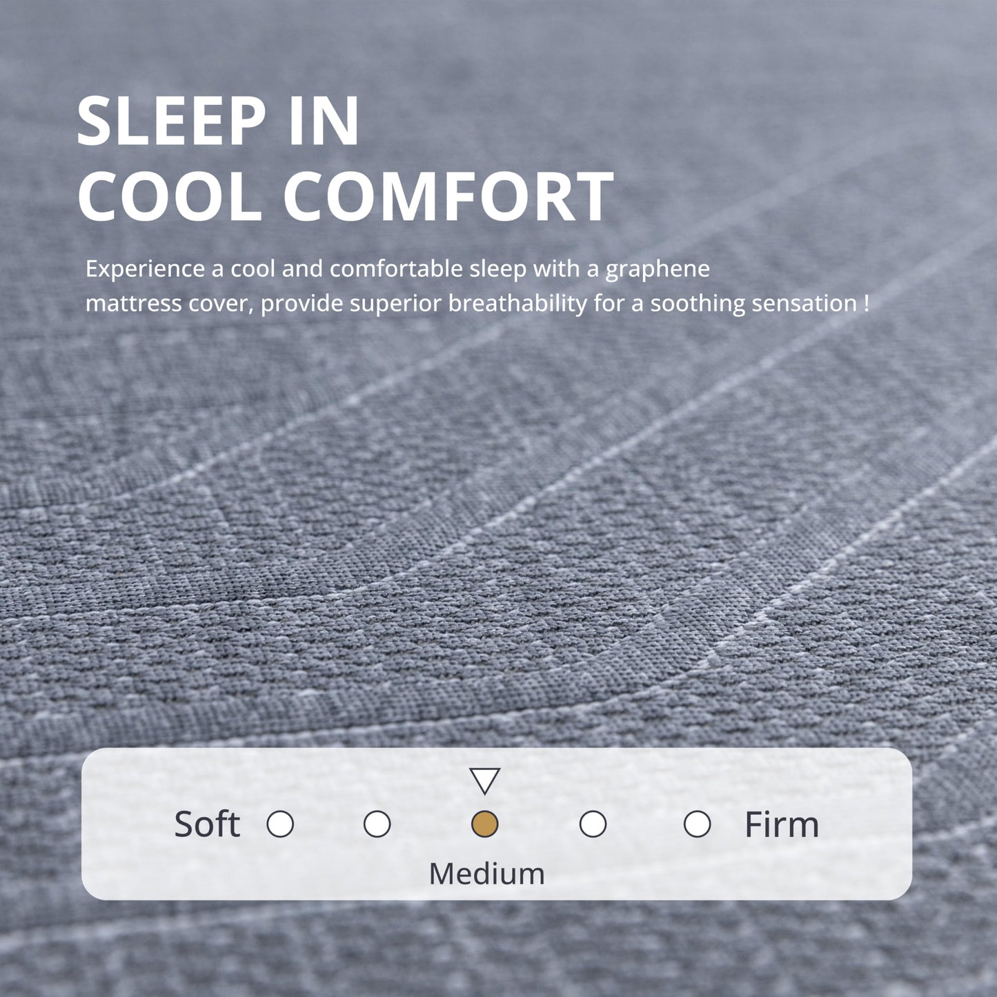 Firm Queen Memory Foam Mattress – 14", Black