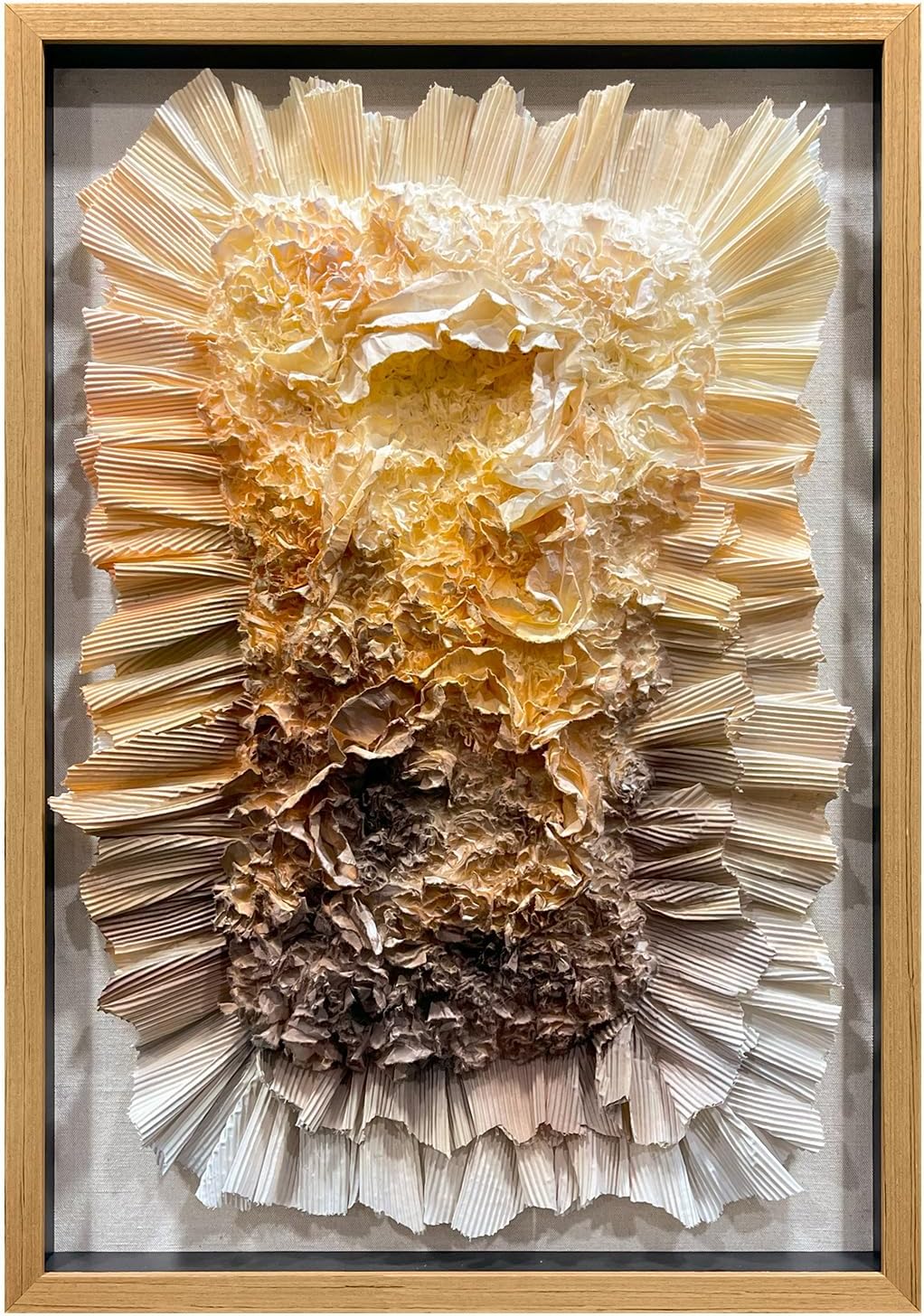 BrightA Polymer Strip Collage Painting 39.4"x59"