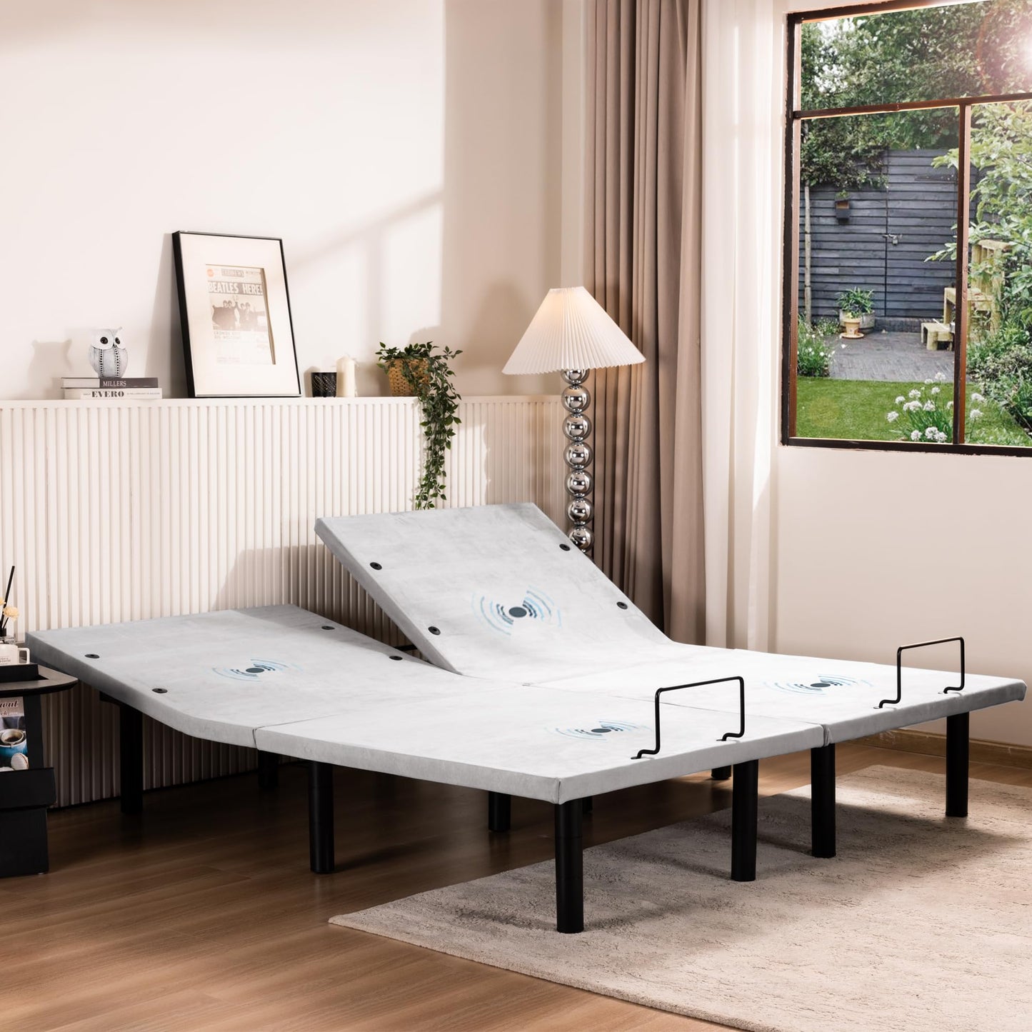 Fromann Adjustable Twin XL Bed Base – Grey