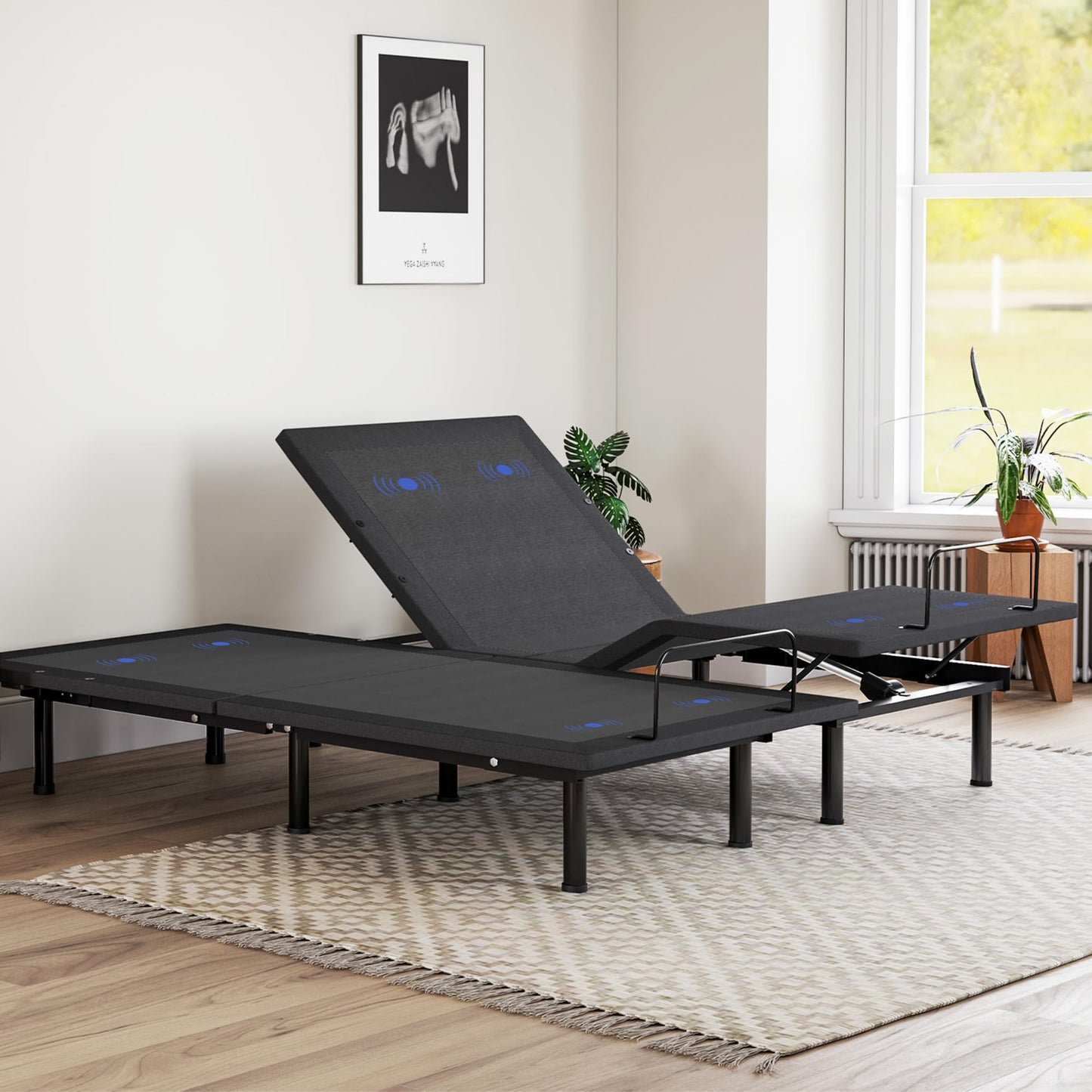 Split King Adjustable Bed with Mattress