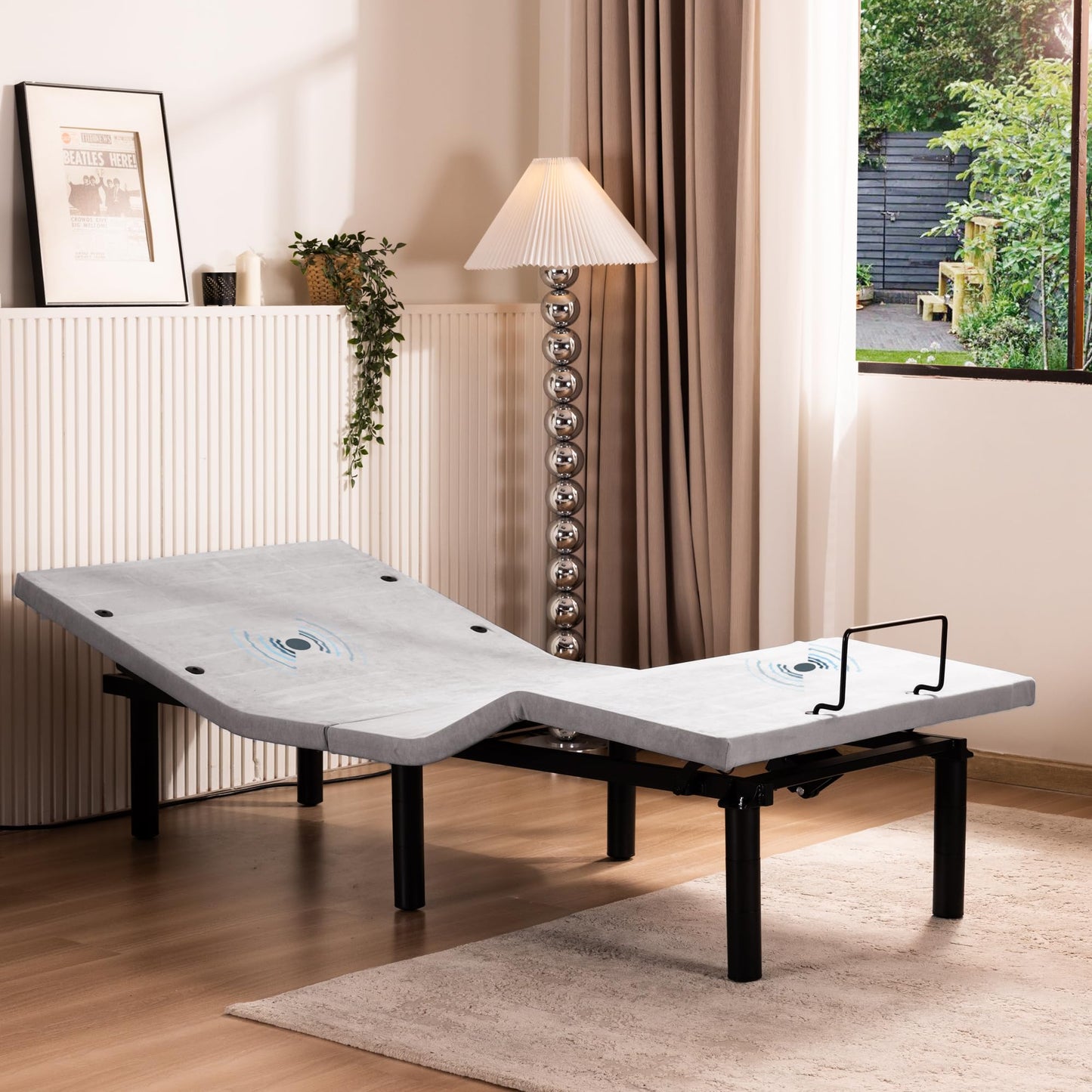 Fromann Adjustable Twin XL Bed Base – Grey