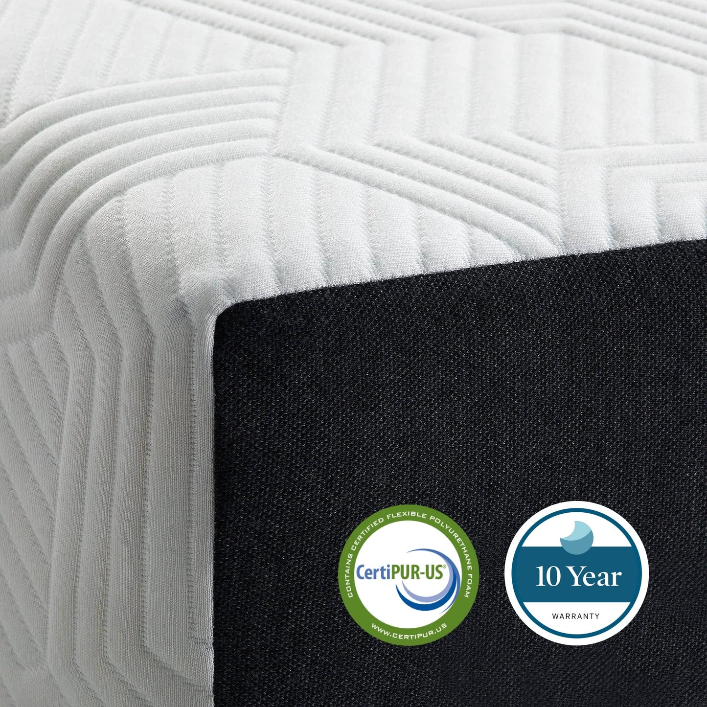 LUCID 12" Twin XL Memory Foam Mattress