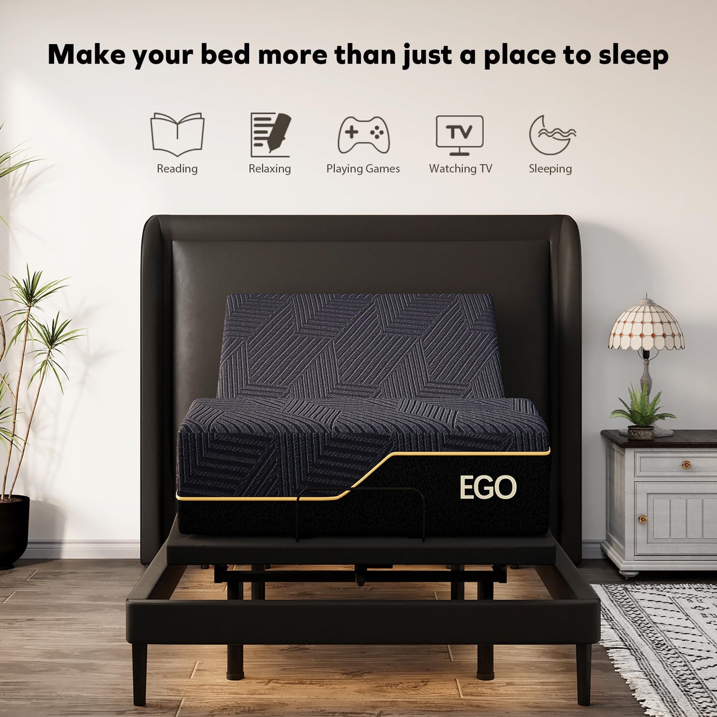Split King Adjustable Bed with Mattress