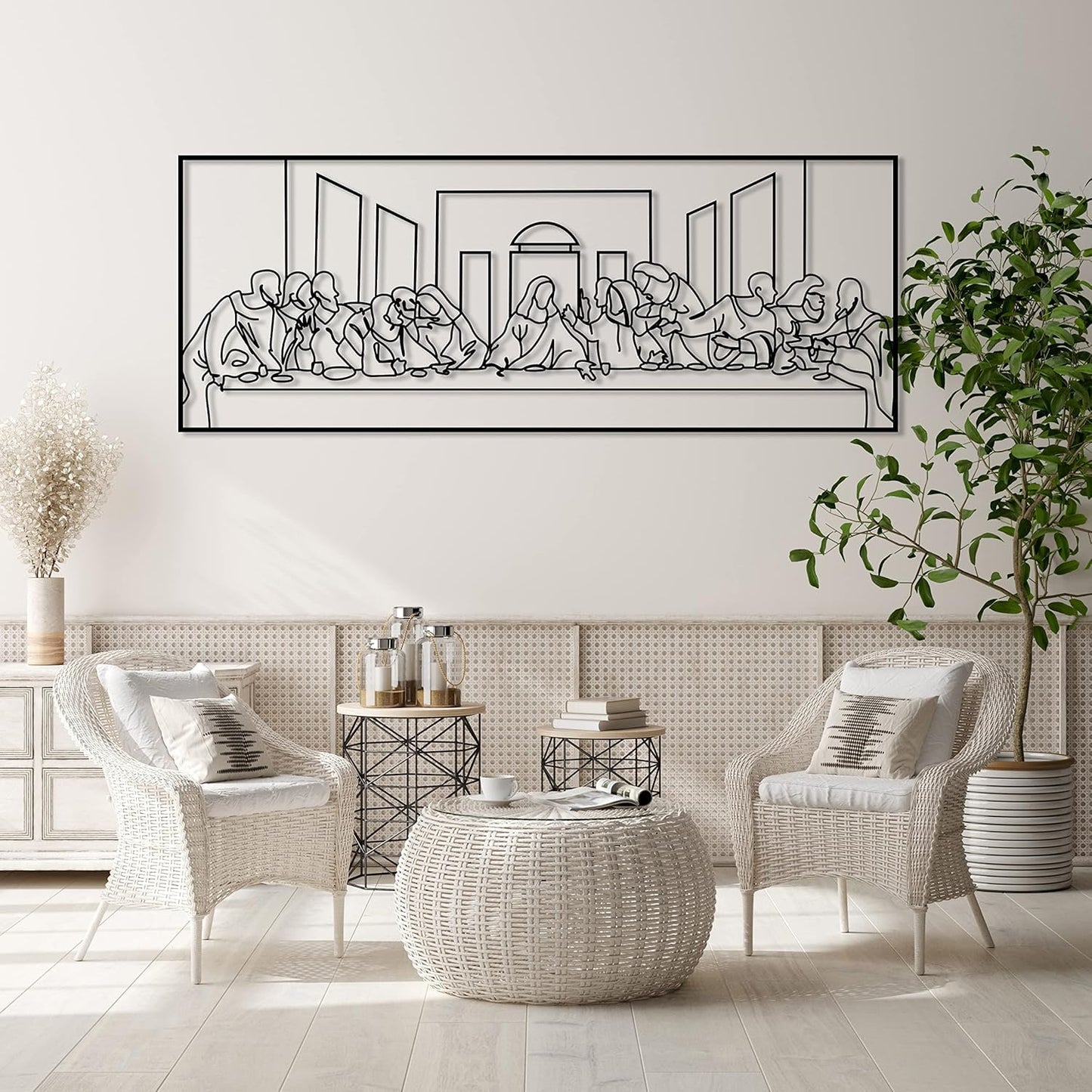 The Last Supper Metal Wall Art