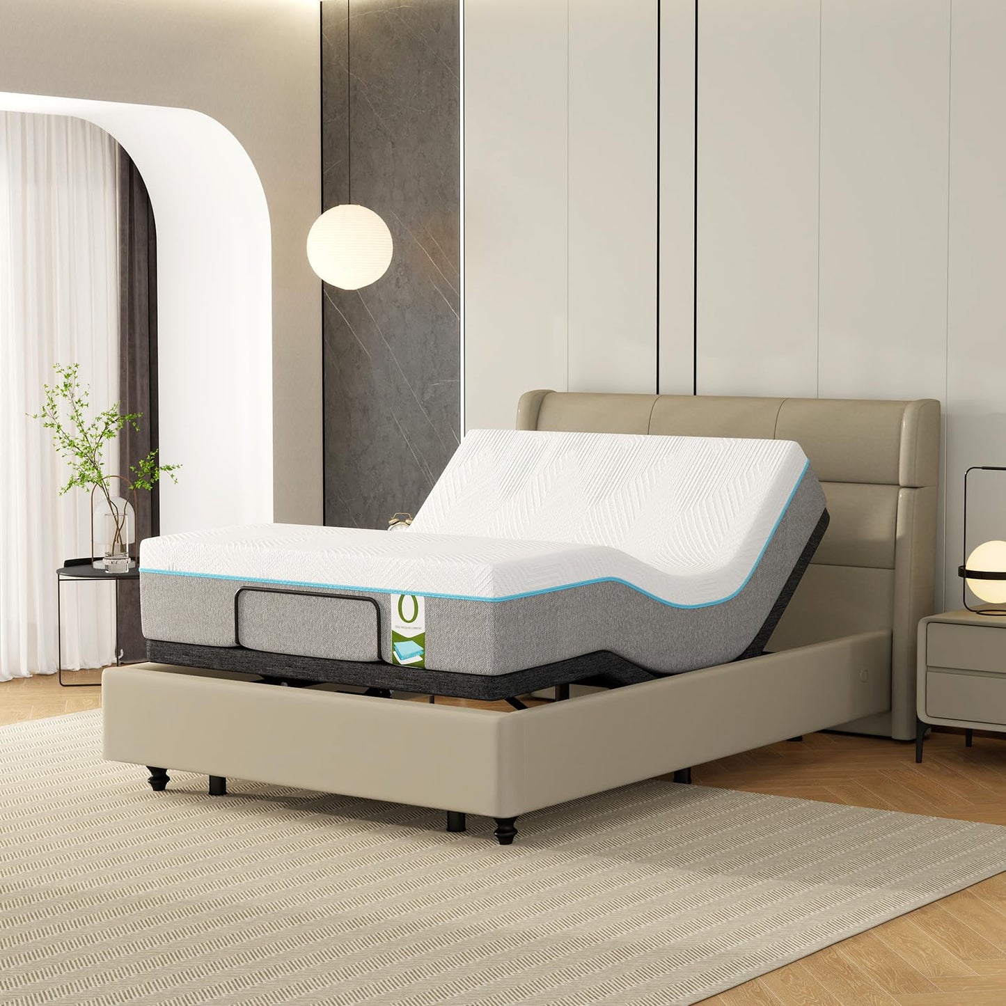 Vipbear Queen Adjustable Bed Frame