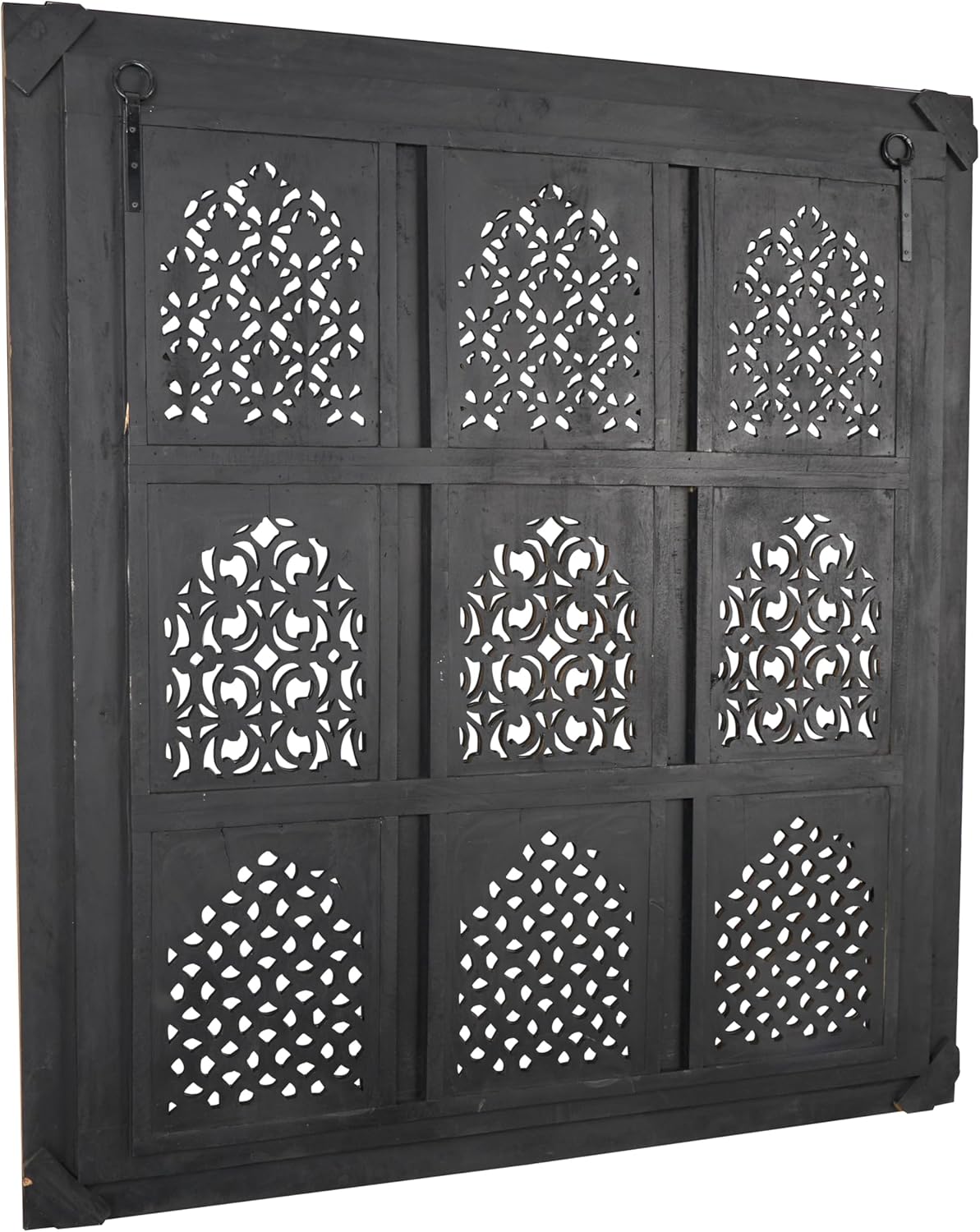Deco 79 Mango Wood Wall Sculpture