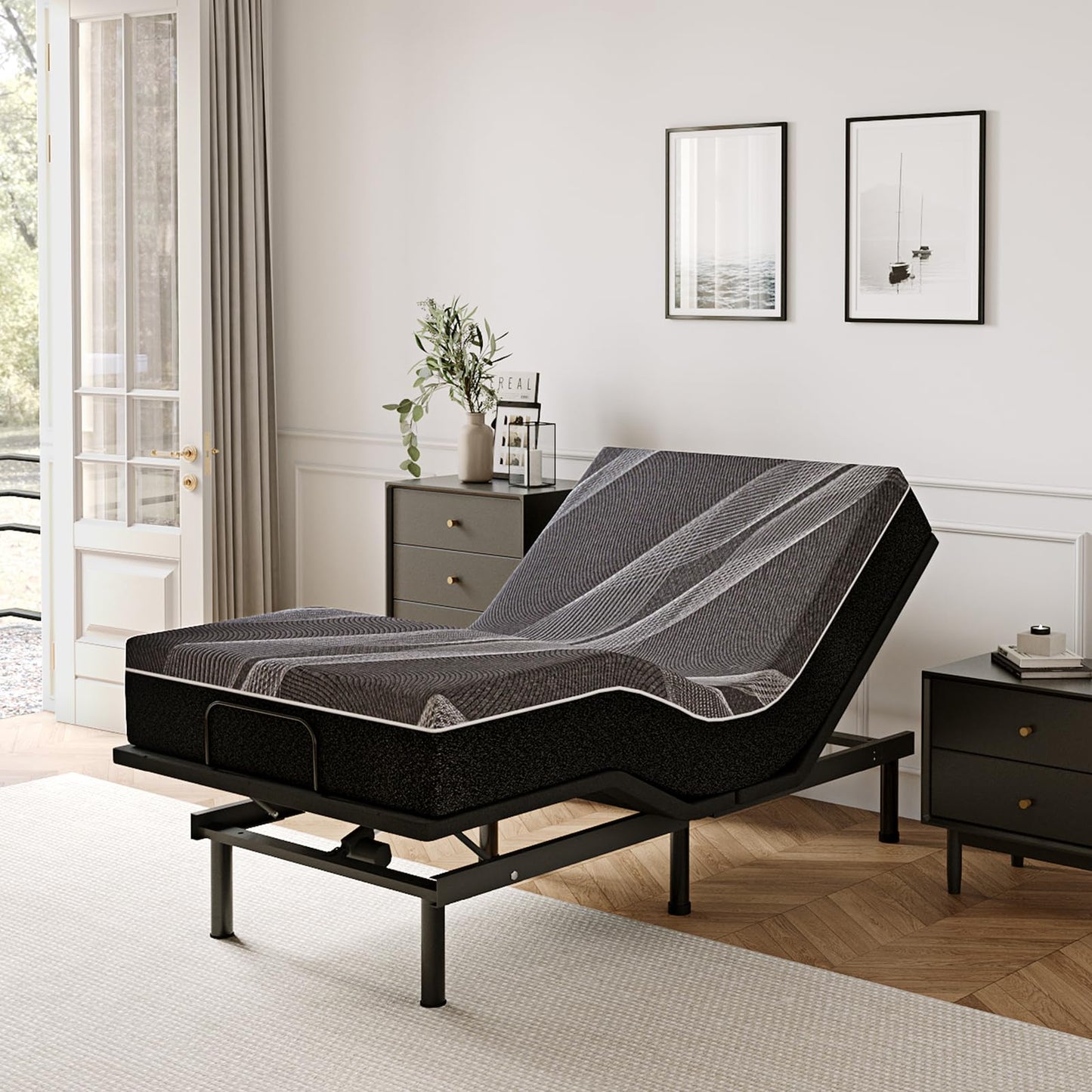 Split King Adjustable Bed with Mattress