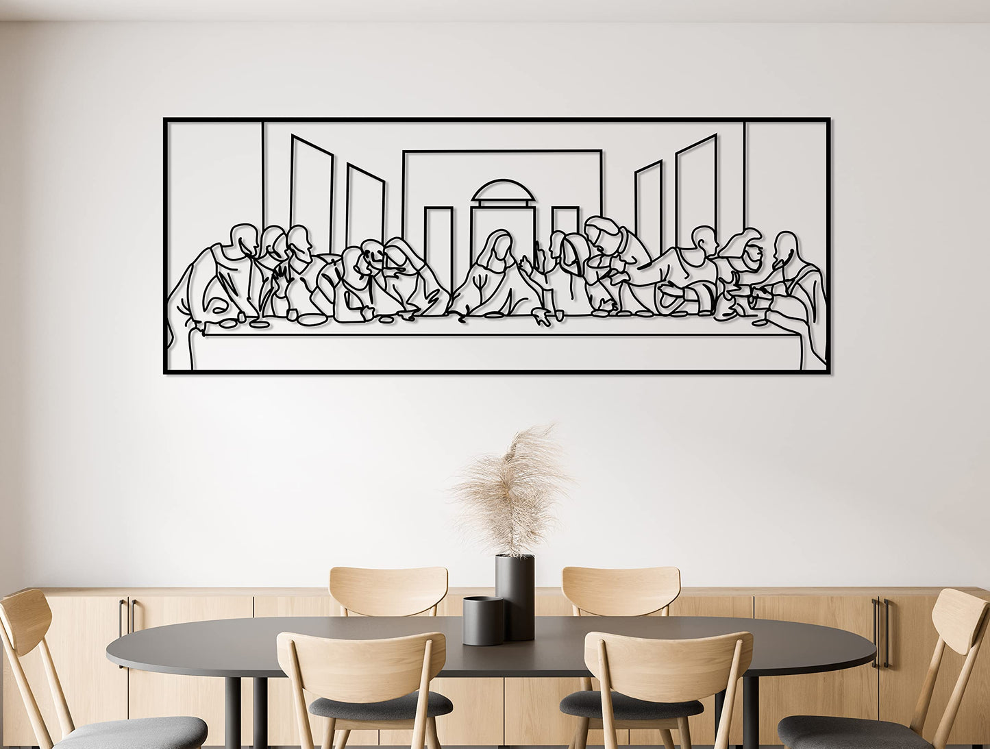 The Last Supper Metal Wall Art