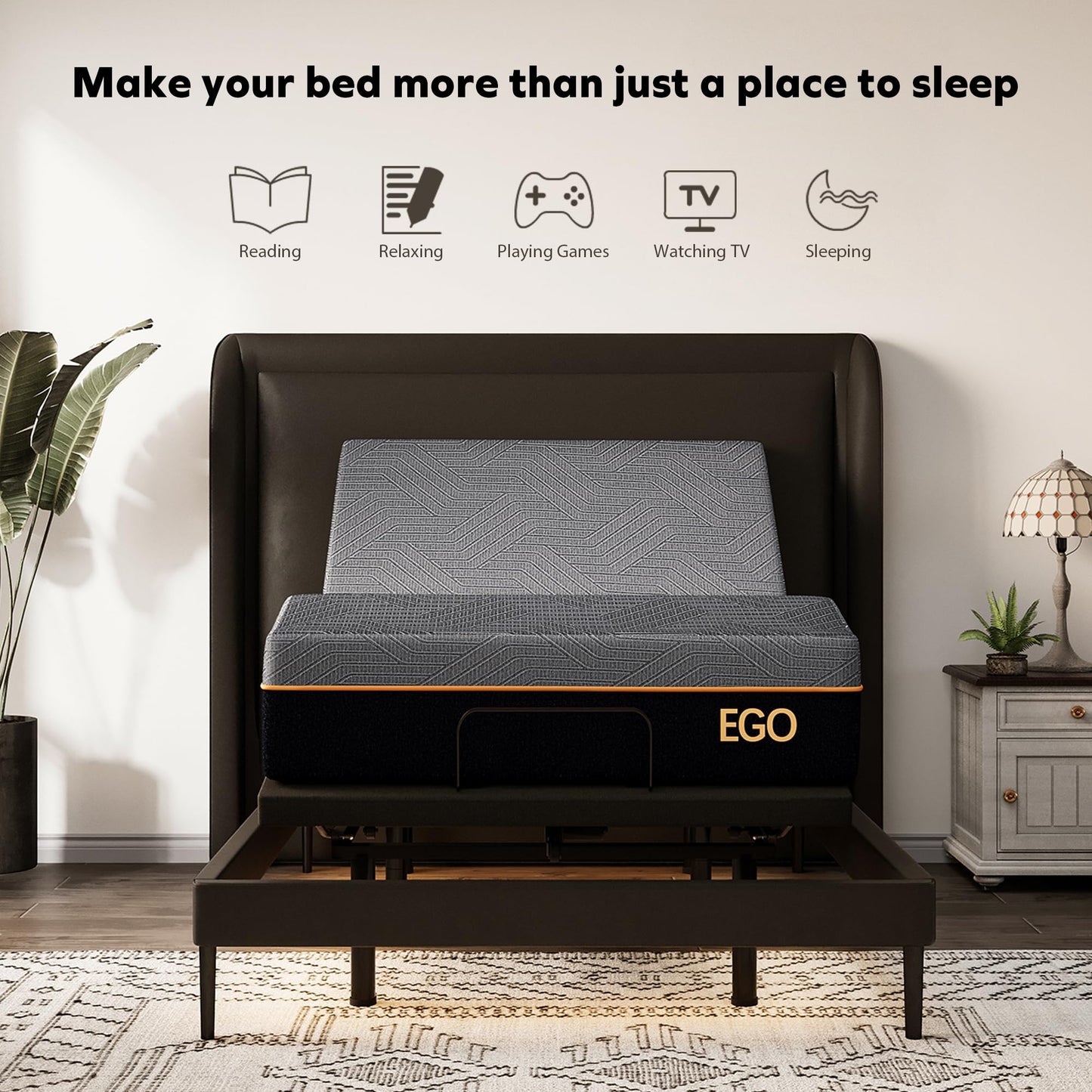 Split King Adjustable Bed with Mattress