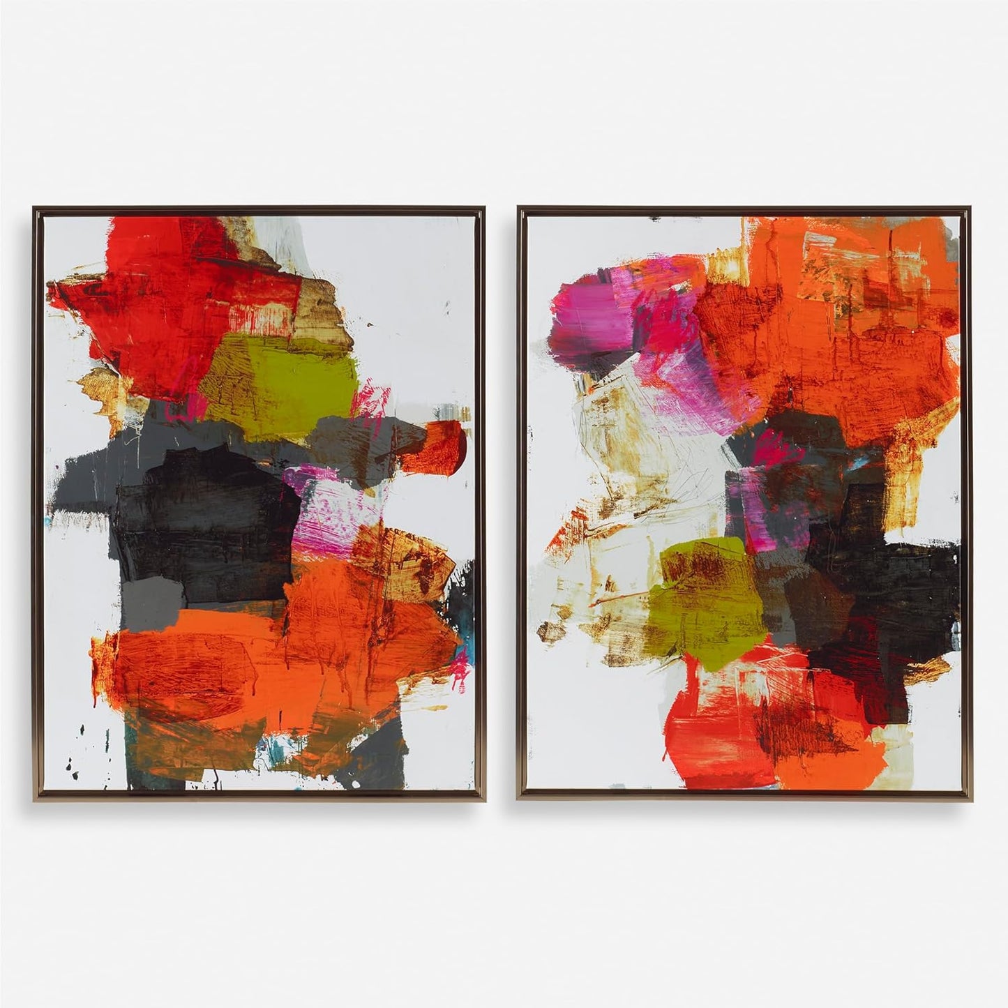 Uttermost Tried and True Framed Abstract Art Set