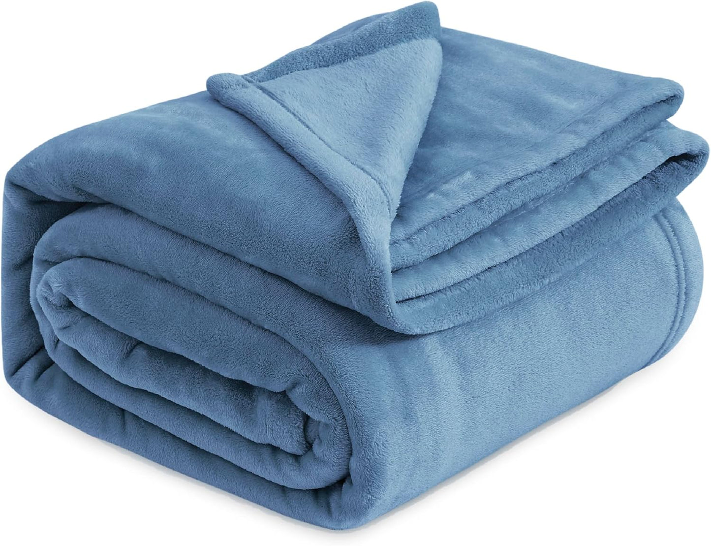 Bedsure GentleSoft Fleece Blanket – King, Grey